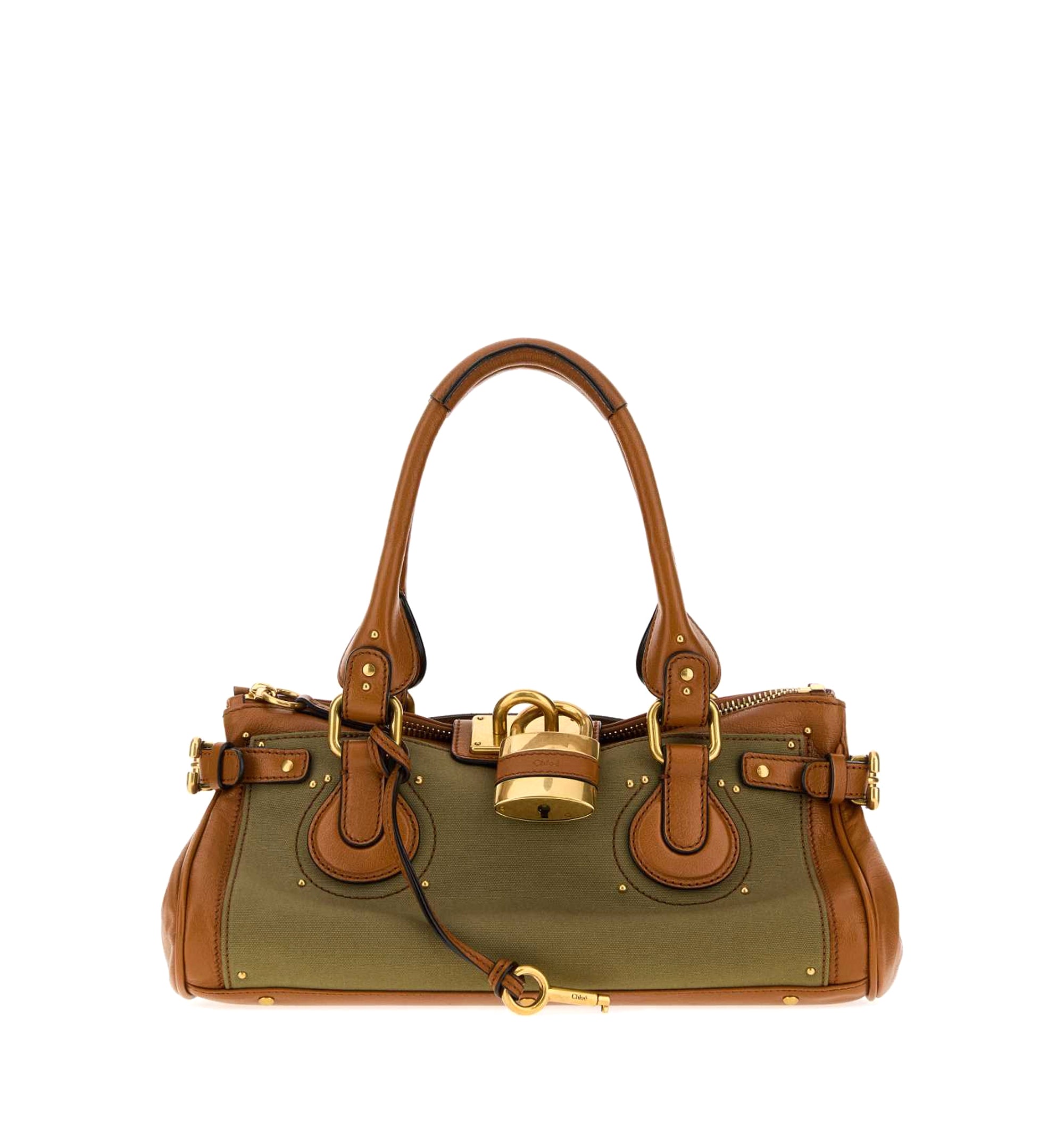 Chloé paddington canvas shoulder bag