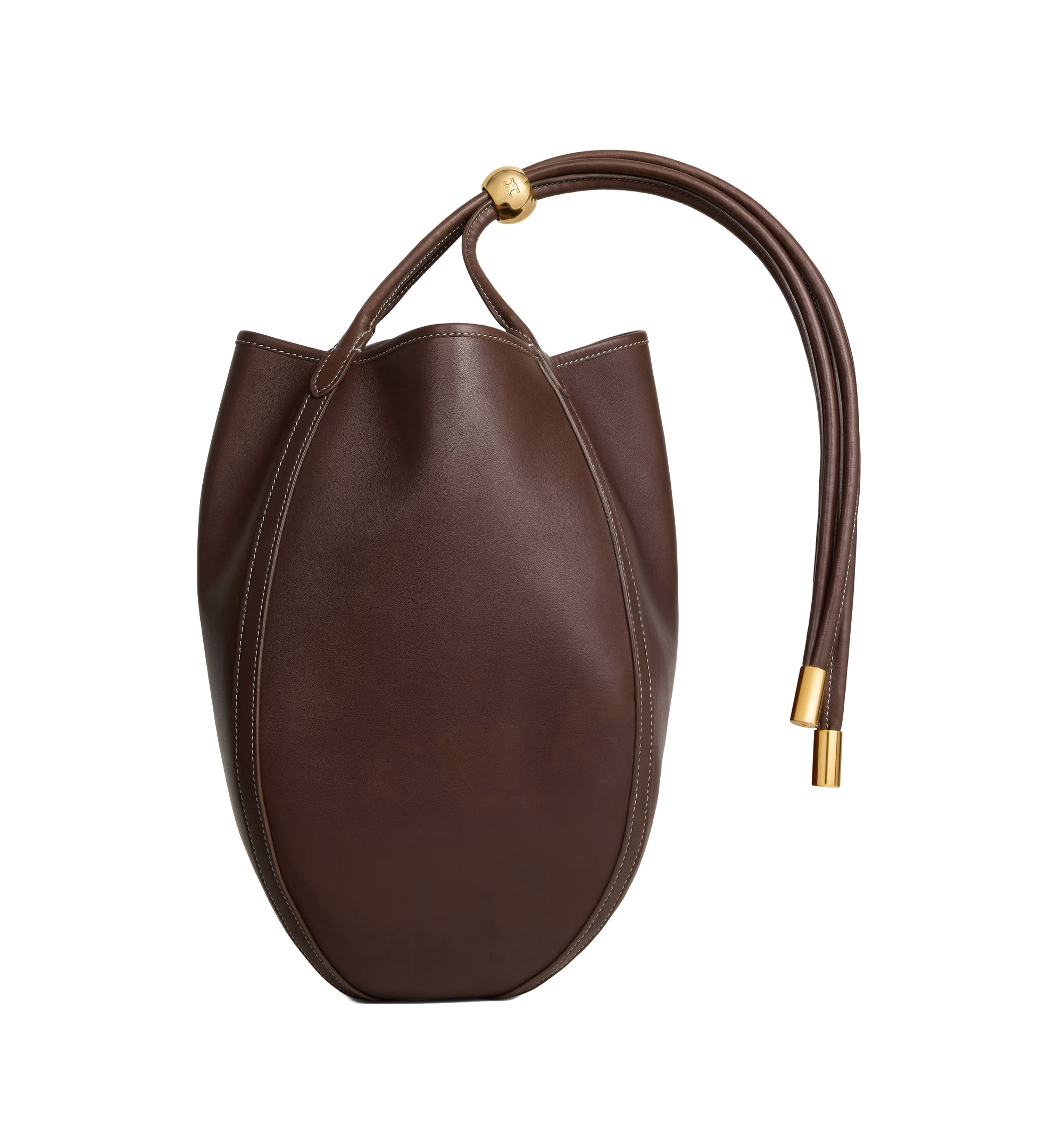 Small Drop Bucket In Supple Smooth Calfskin