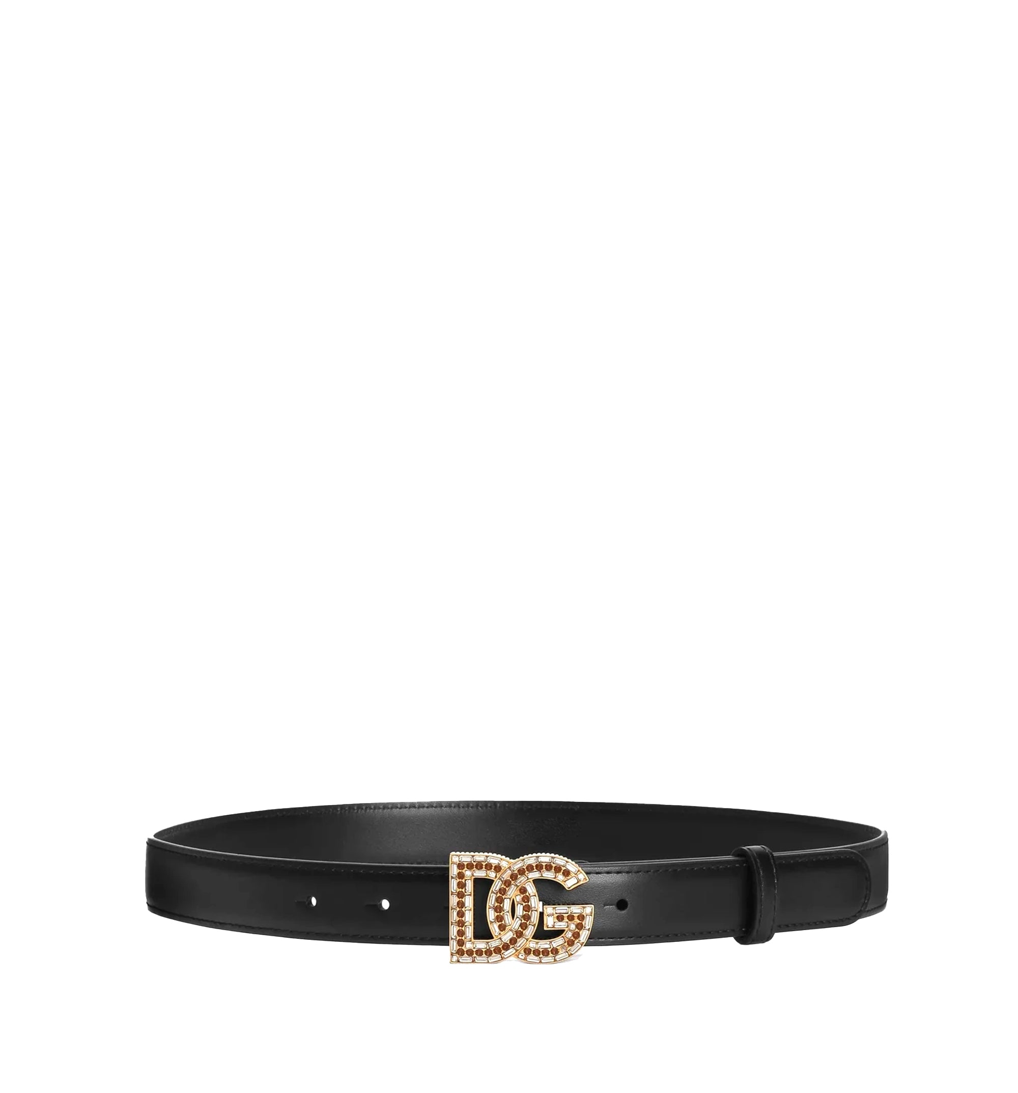 Calfskin Belt With DG Logo