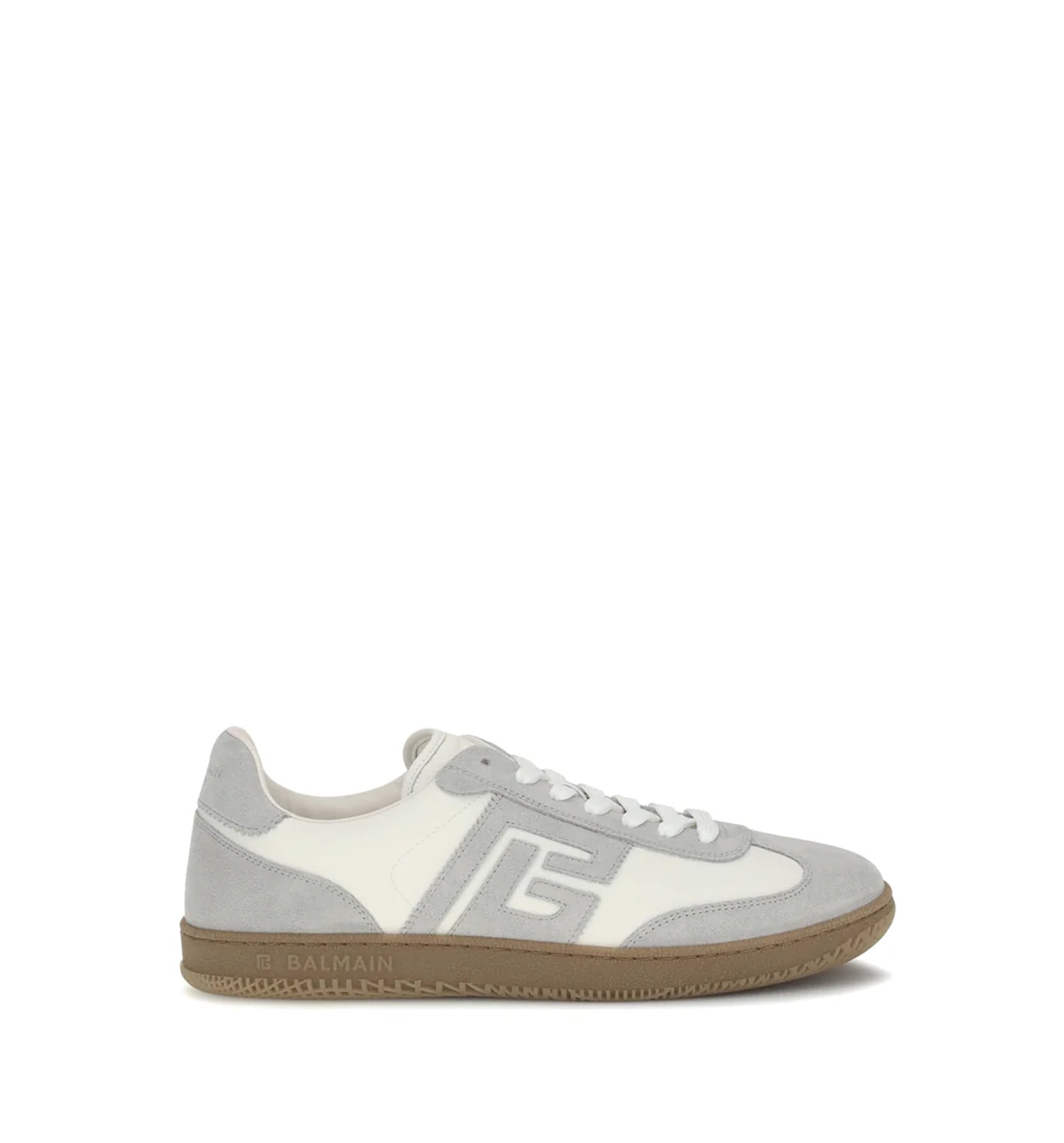 Swan Sneakers in suede and smooth leather