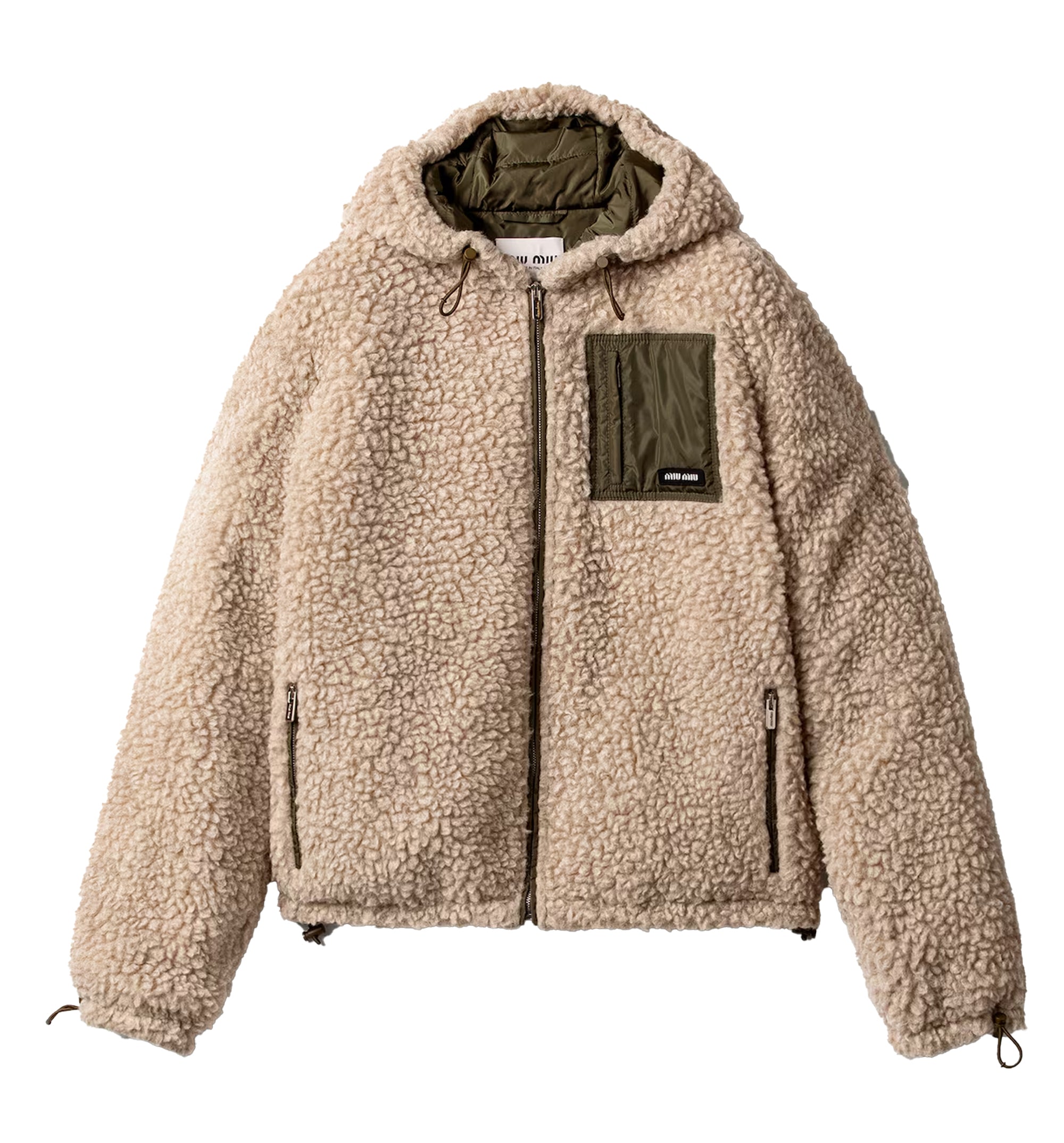 Medium-weight Teddy Down Jacket With Technical Pongé