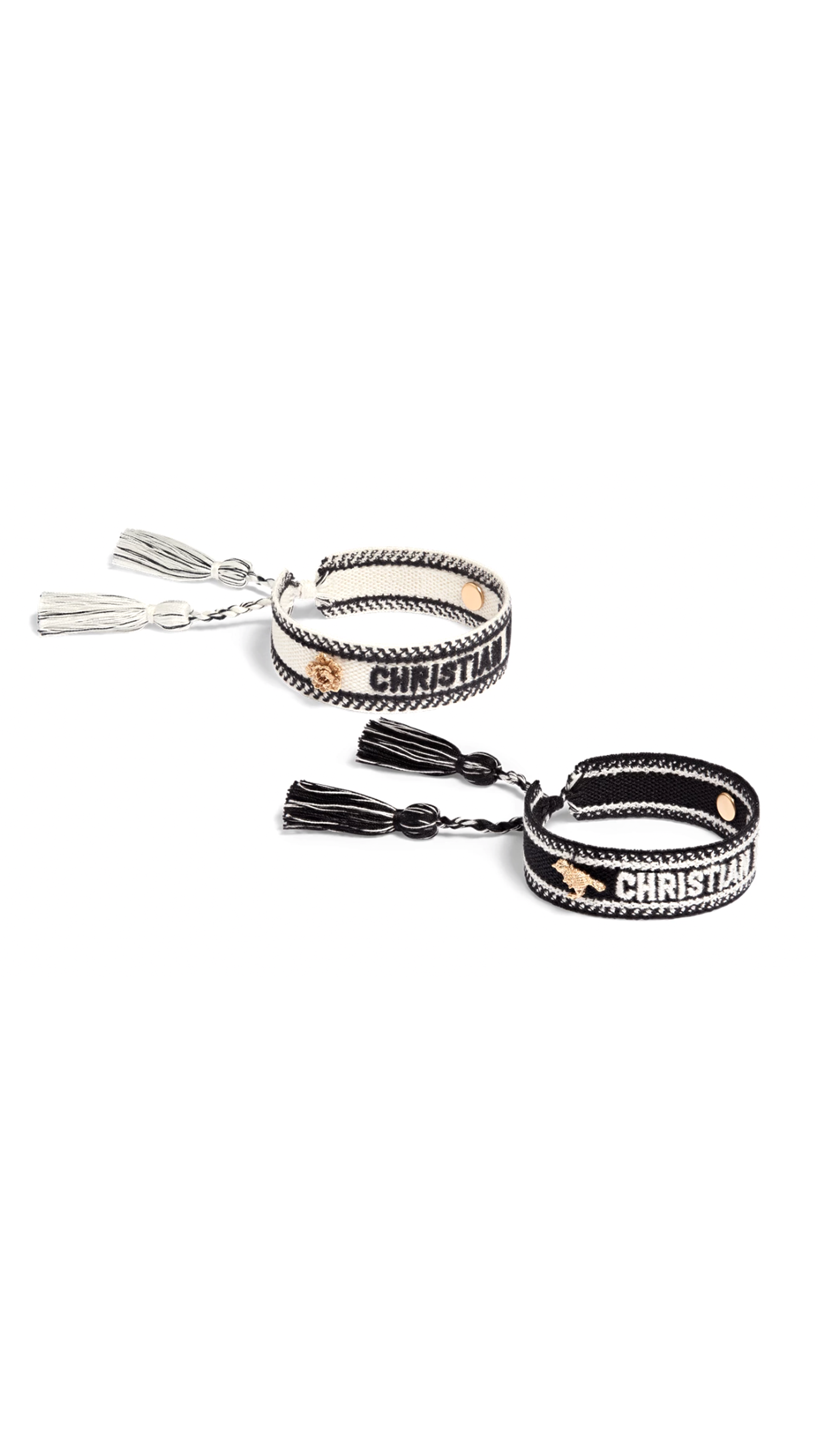 Christian Dior Bracelet Set - Black/White