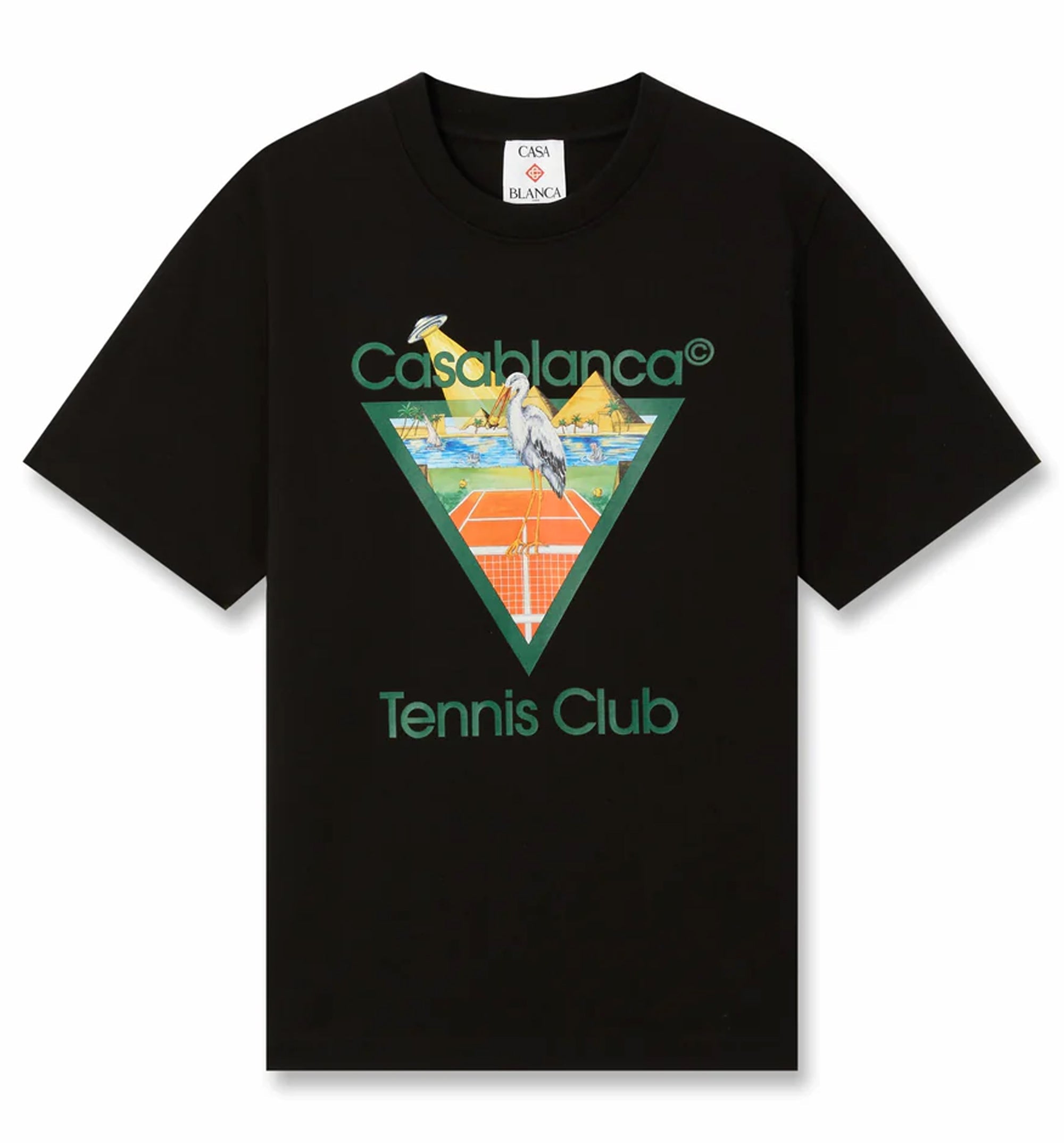 Black Tennis Club Icon Short Sleeve T-Shirt