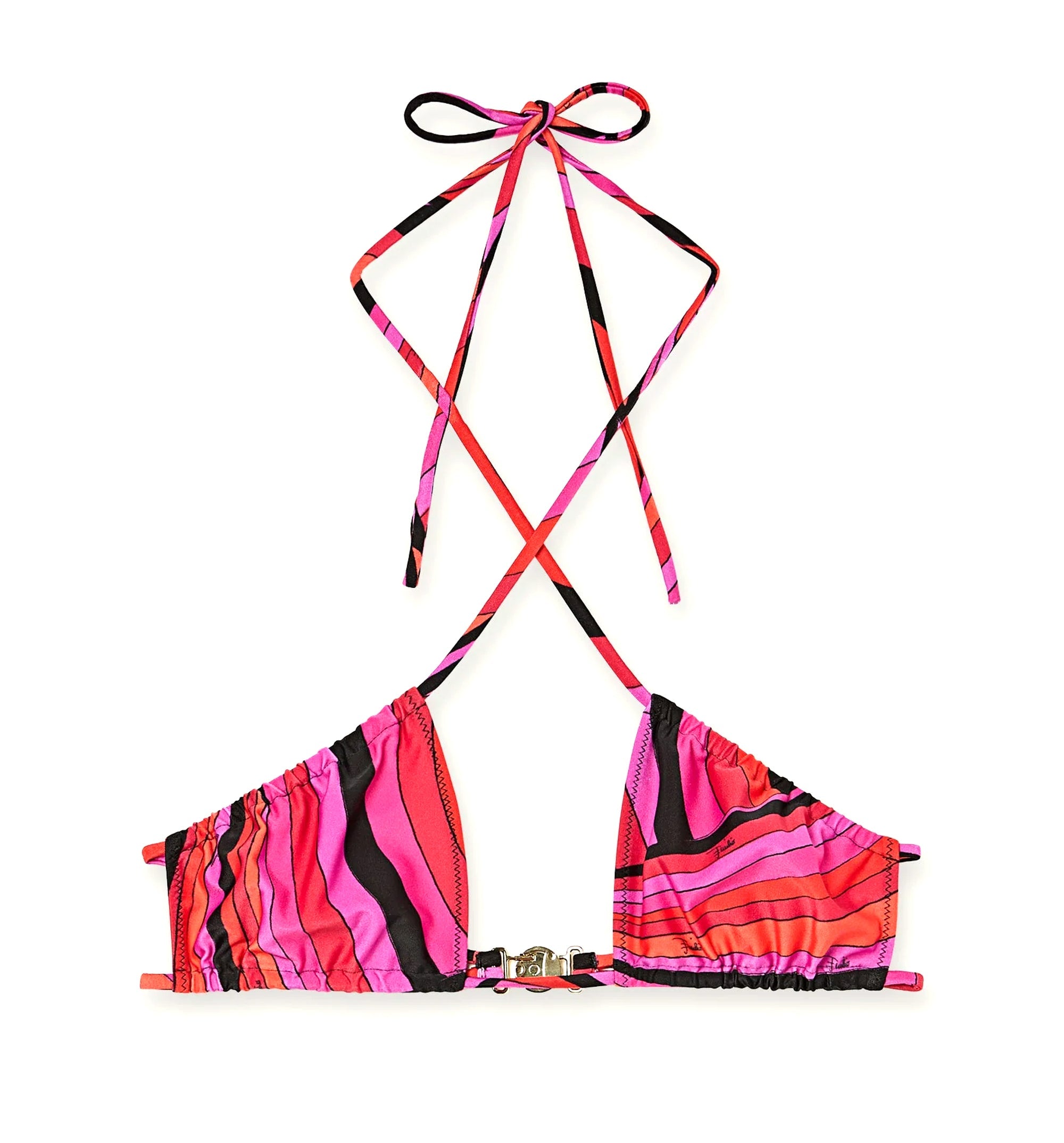 Iride Print Bikini Top