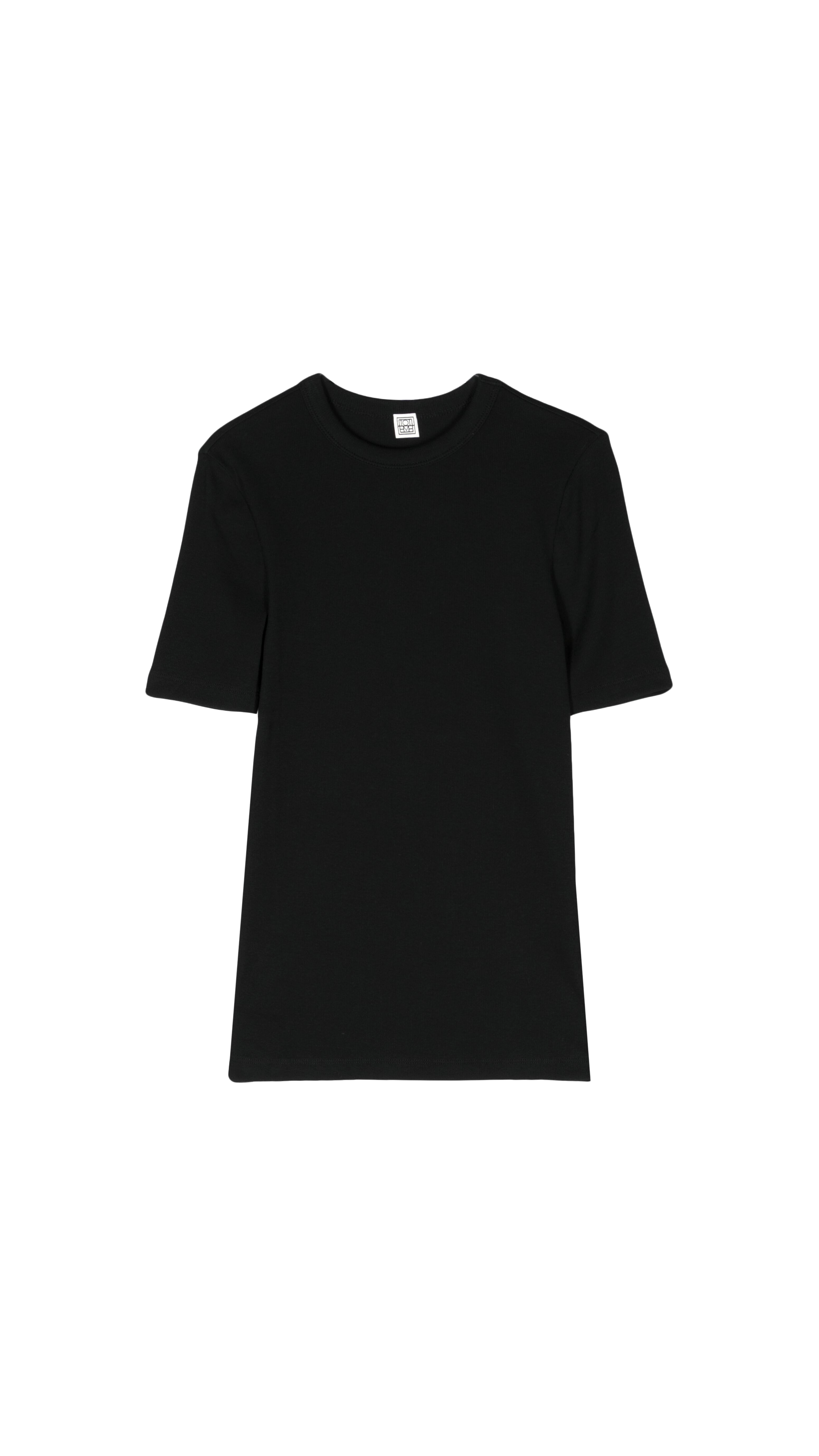 Classic ribbed t-shirt - Black