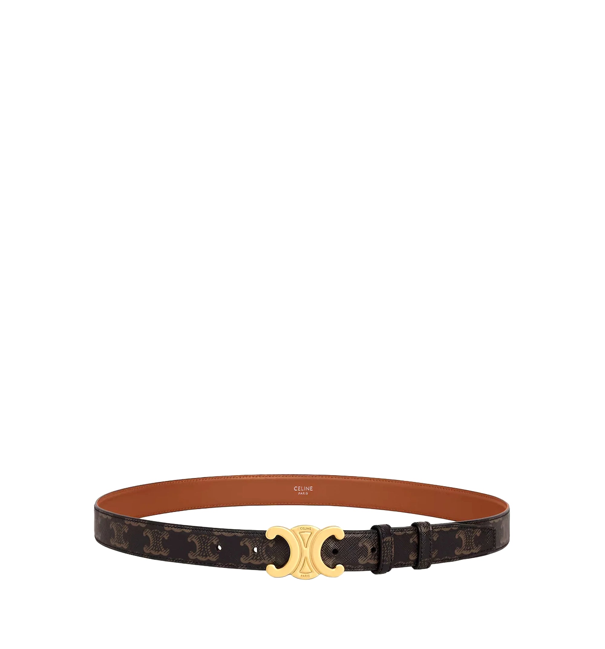 Triomphe coated canvas belt