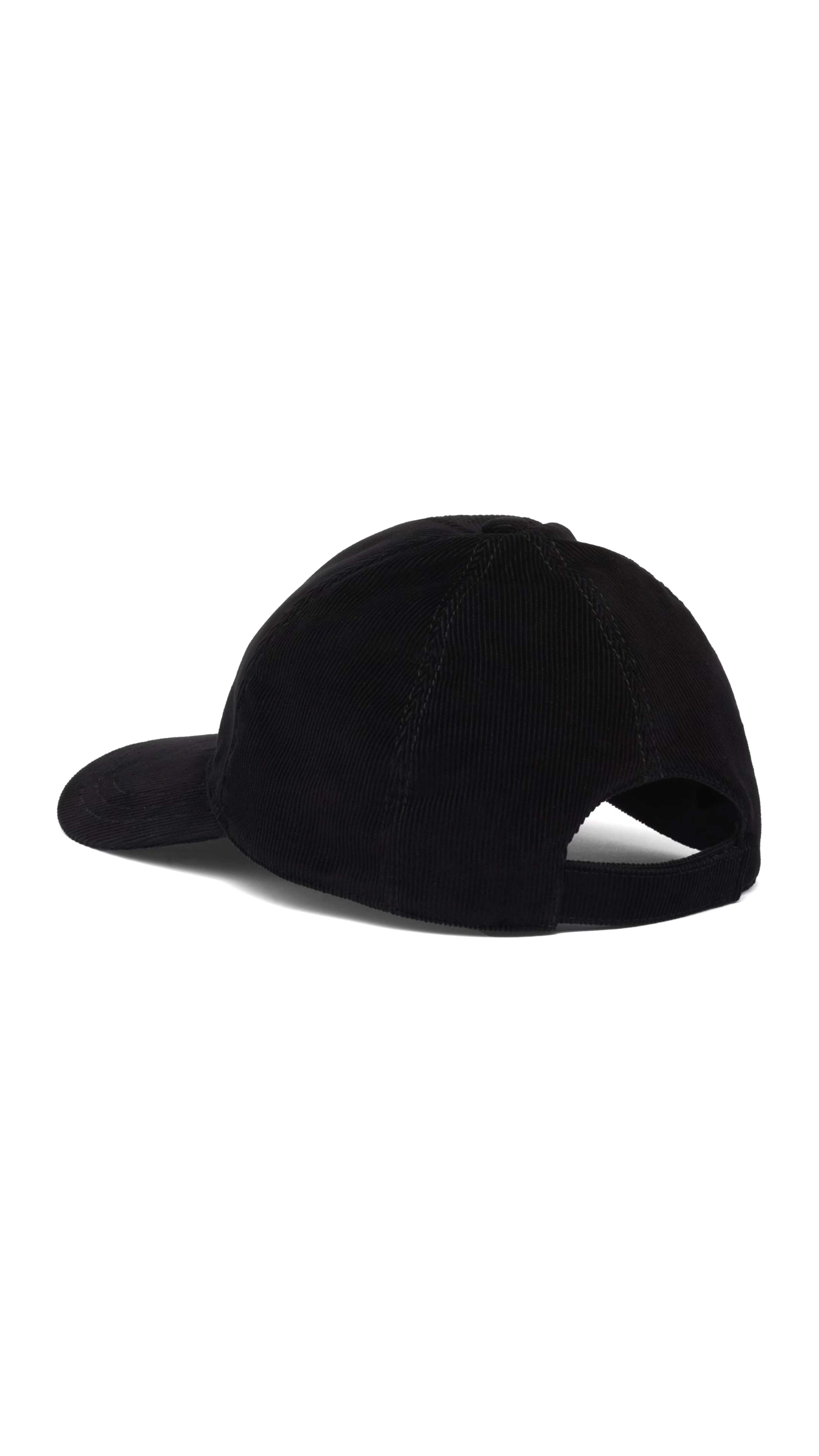 Corduroy Baseball Cap - Black