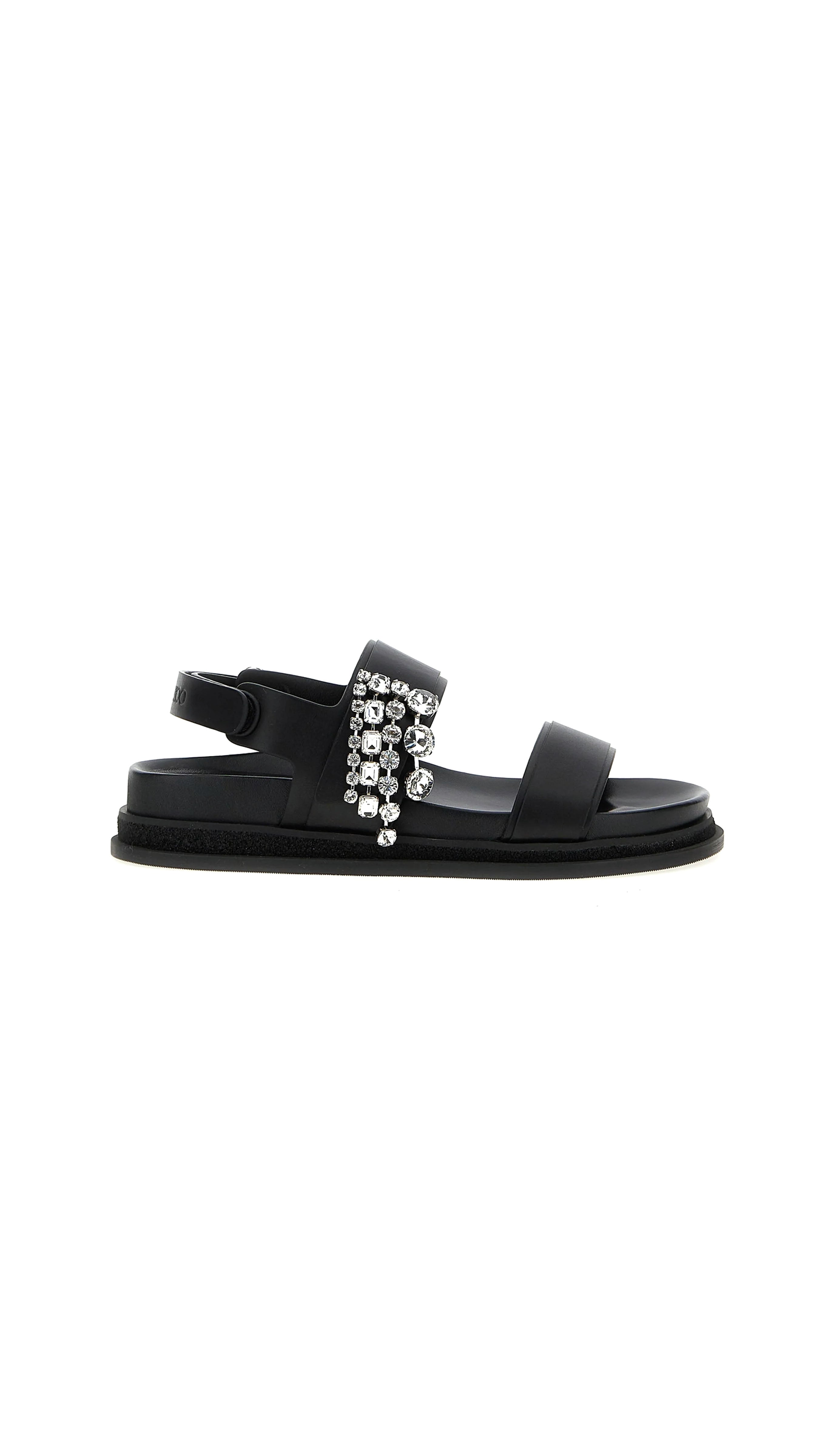 Verity Sandals Flat - Black