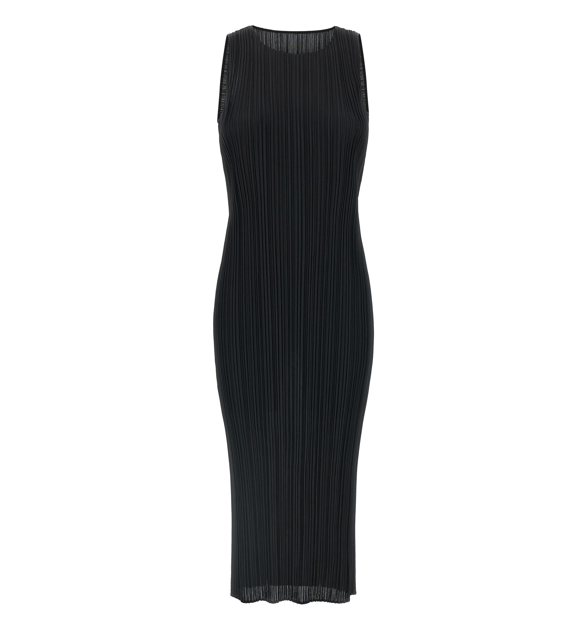Pleats Please Issey Miyake Pleated Midi Dress