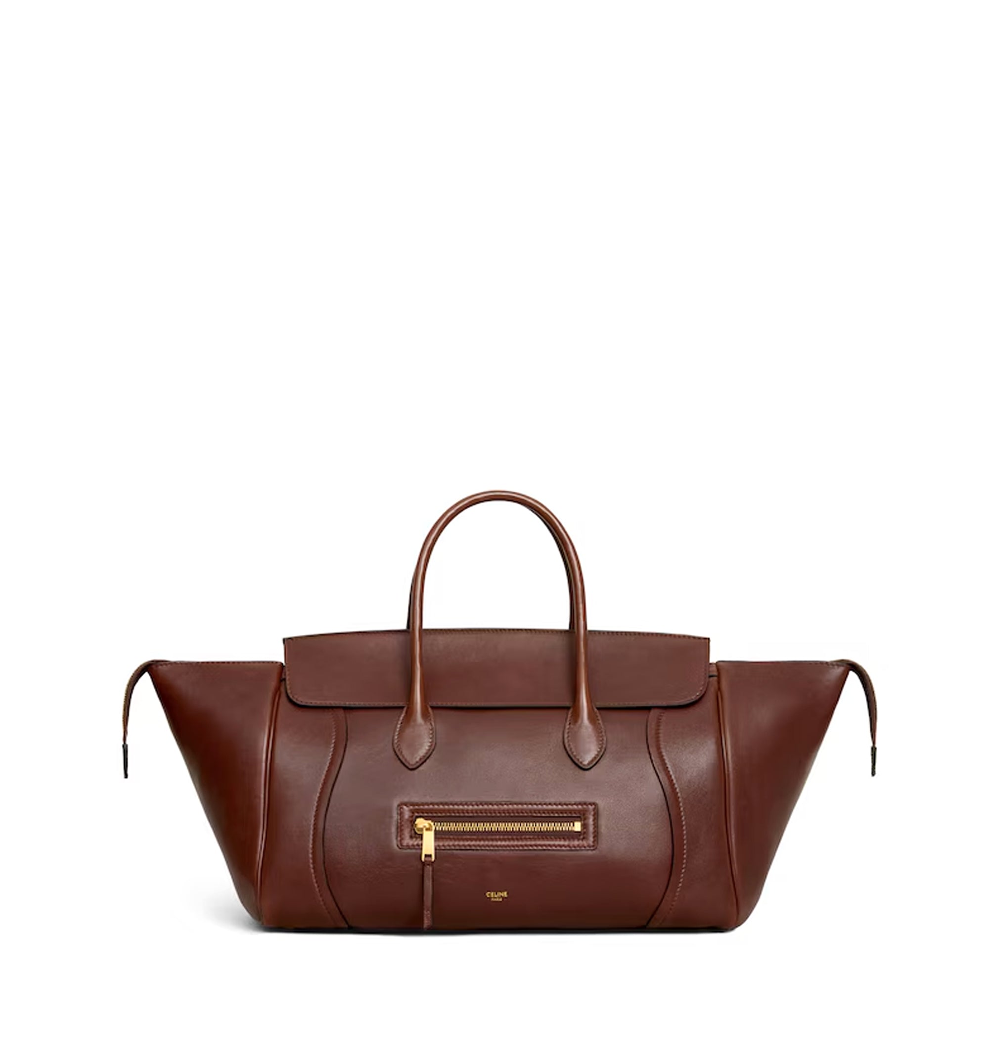 Medium New Luggage In Supple Shiny Lambskin