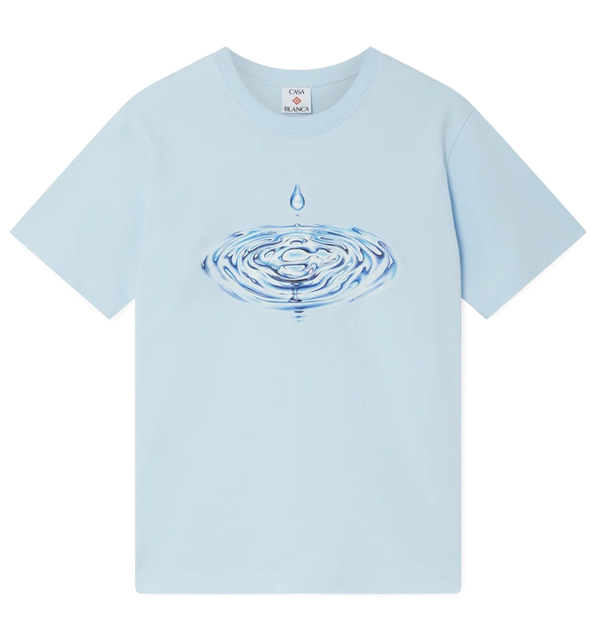 Turquoise Drip Logo Short Sleeve T-Shirt