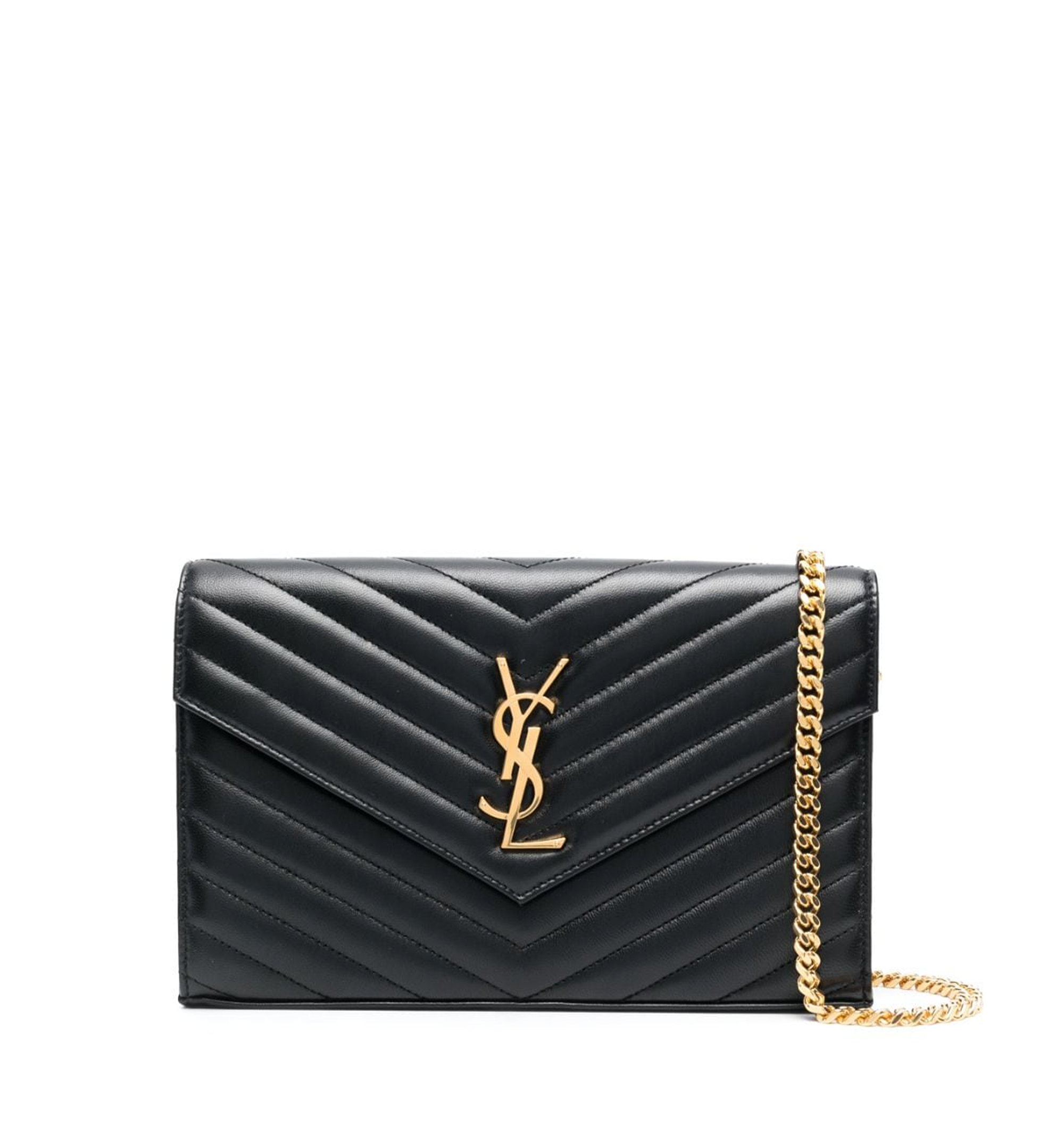 Cassandre Matelassé Chain Wallet in Lambskin