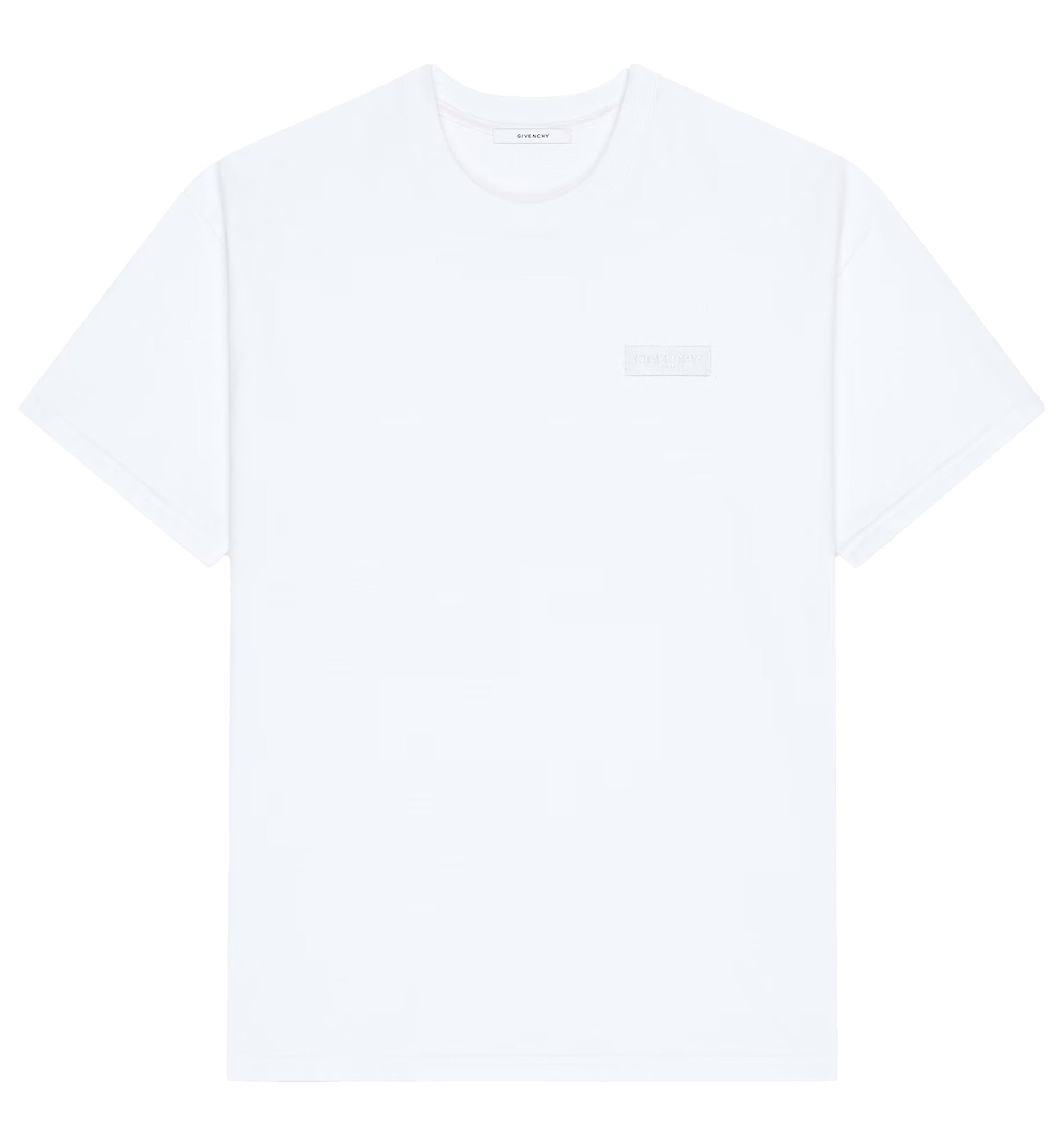 T-Shirt In Cotton With Givenchy Paris Gros-Grain