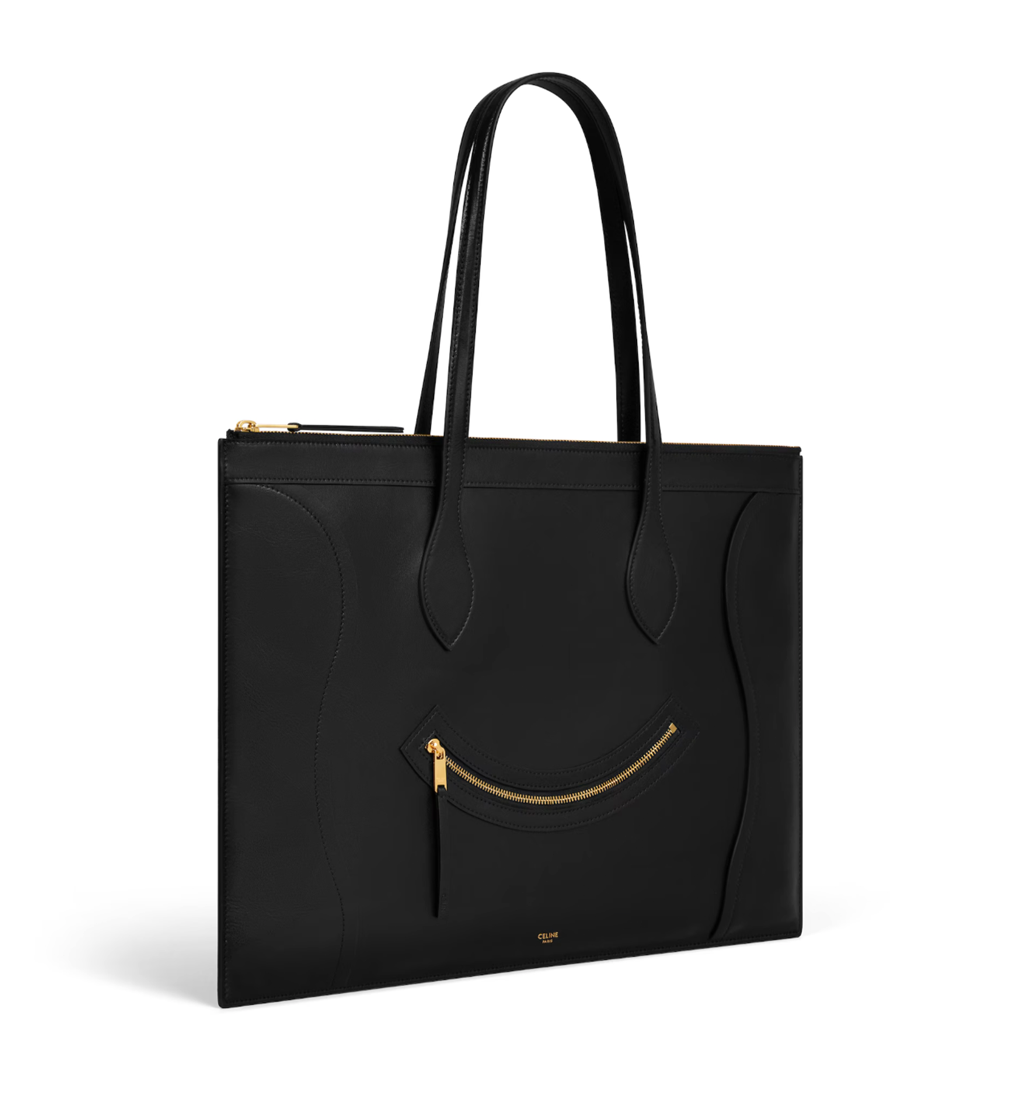 Flat Cabas New Luggage in Glossy Calfskin