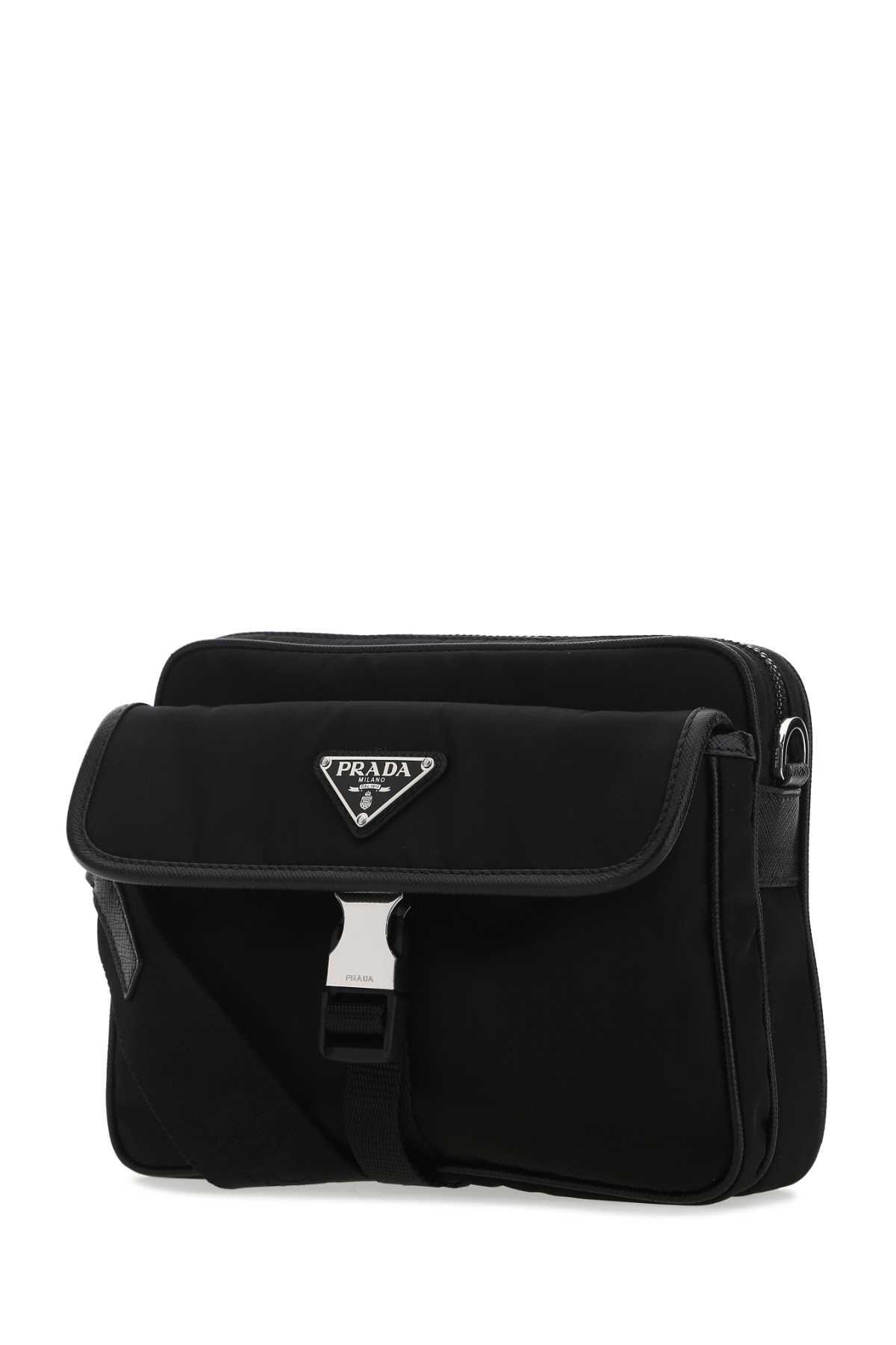 Re-Nylon And Saffiano Leather Shoulder Bag