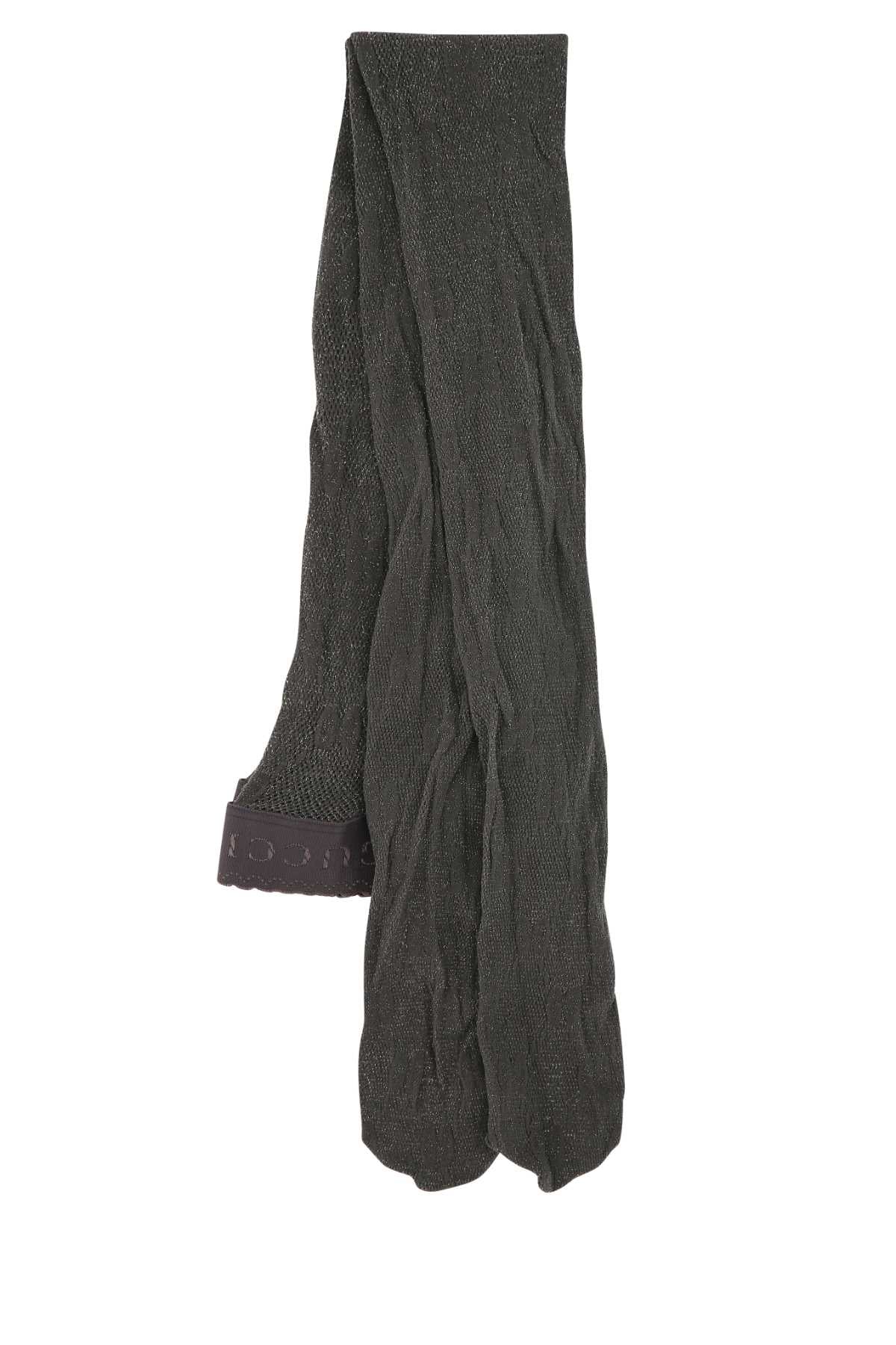 GG Knit Thights - Light Grey