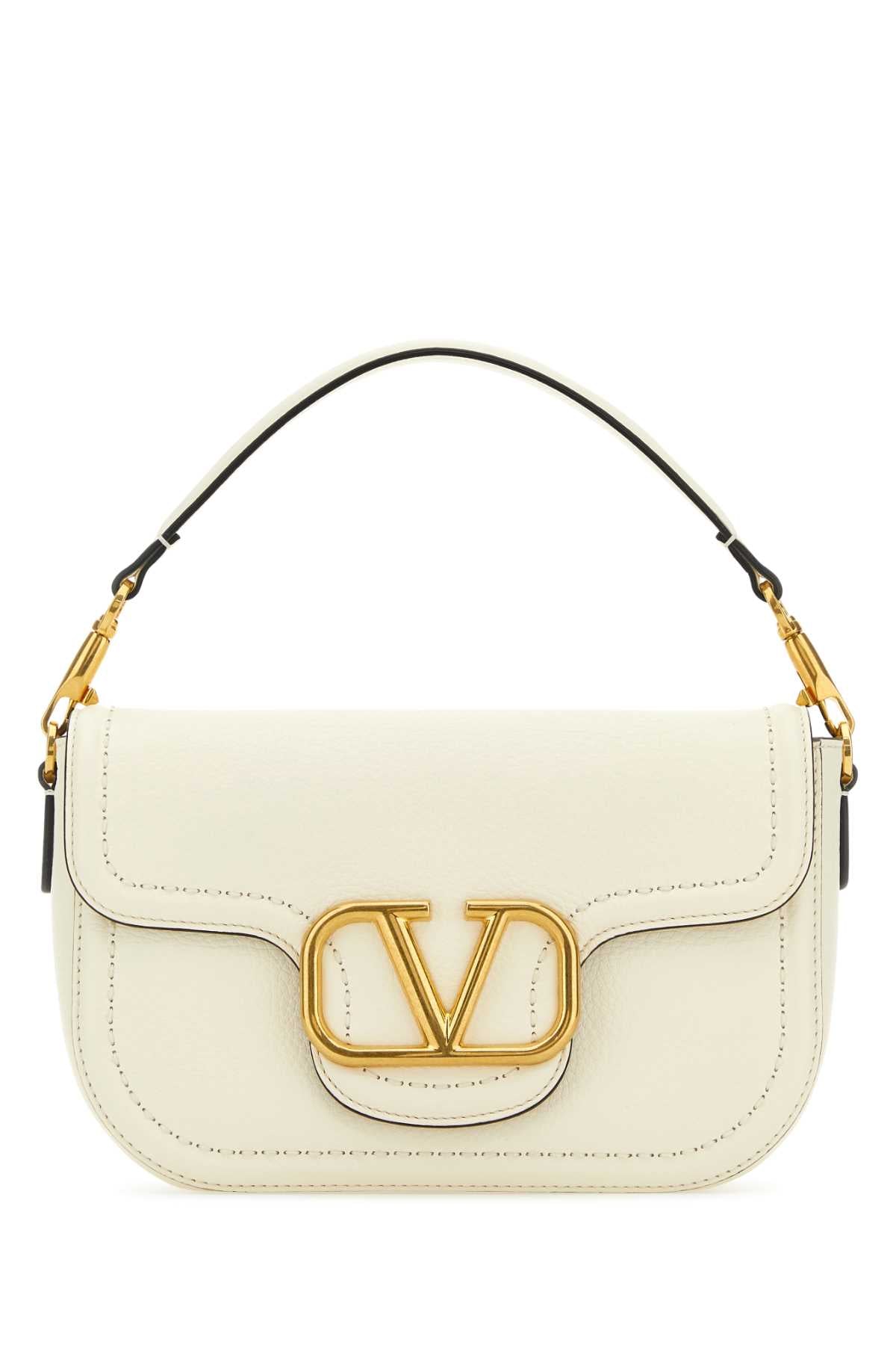 Ivory Leather Alltime Shoulder Bag