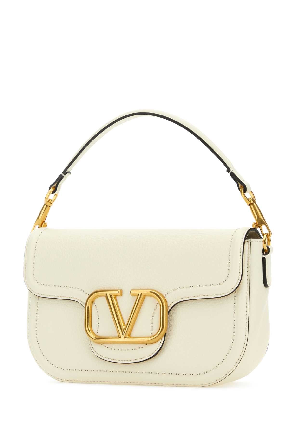 Ivory Leather Alltime Shoulder Bag