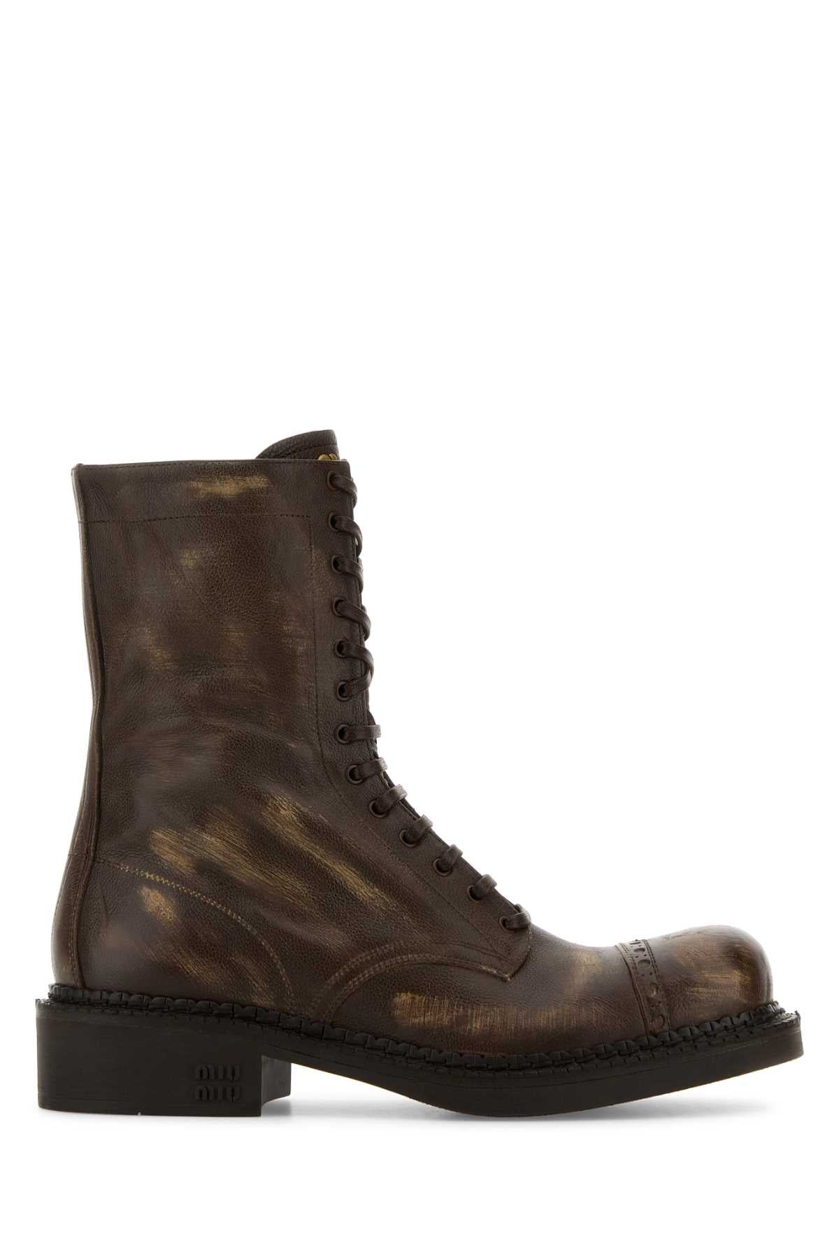 Leather Laced Boots