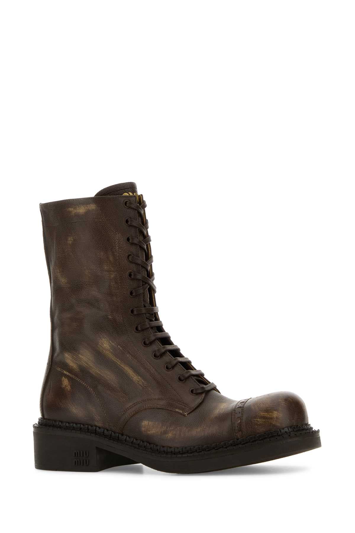 Leather Laced Boots