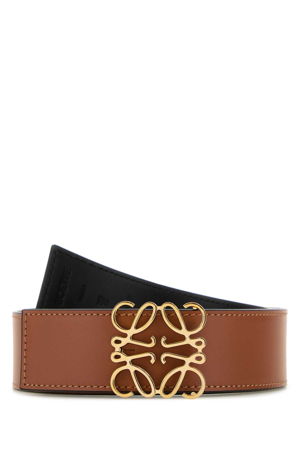 Reversible Anagram Belt in Smooth Calfskin