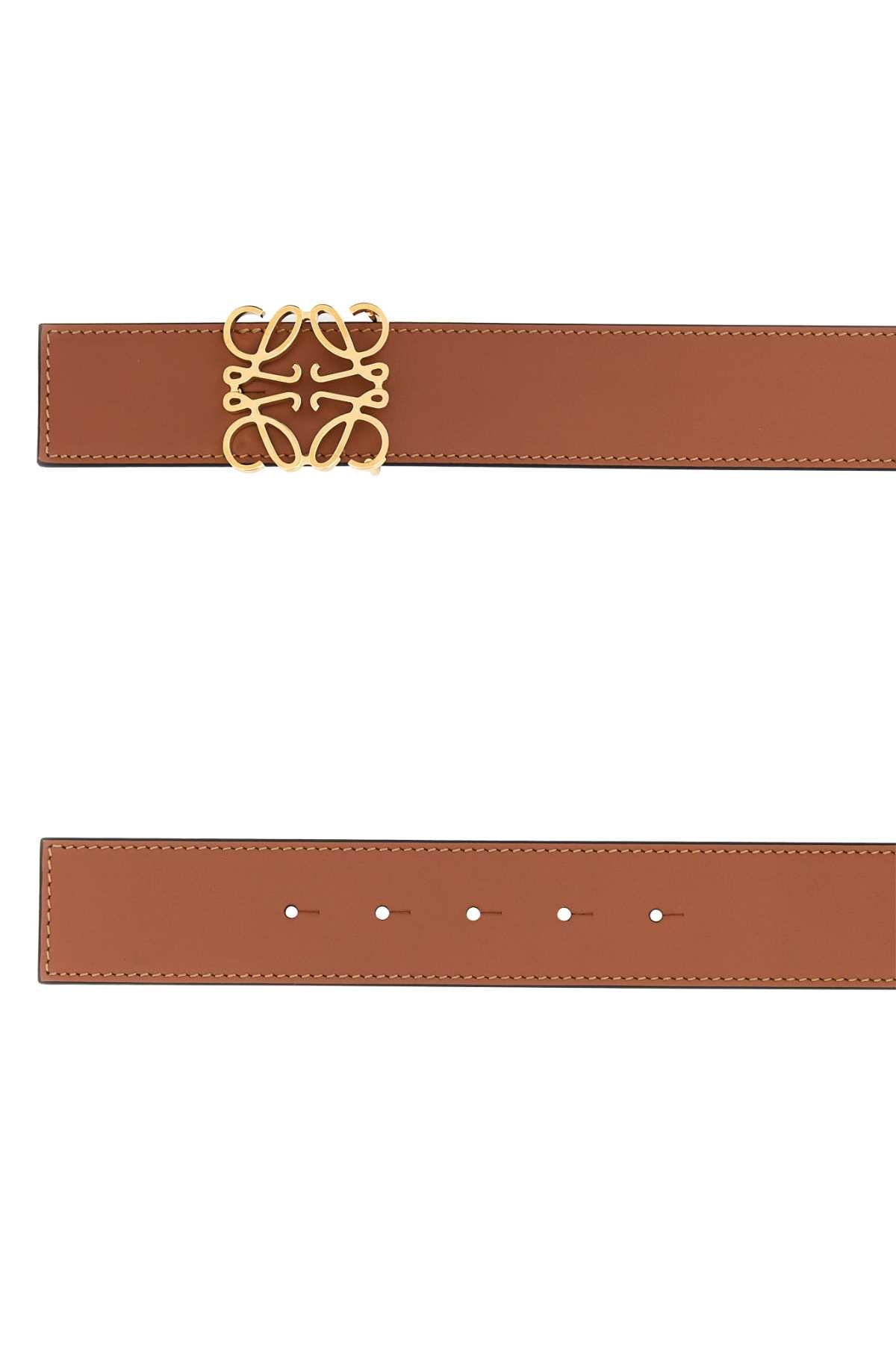 Reversible Anagram Belt in Smooth Calfskin