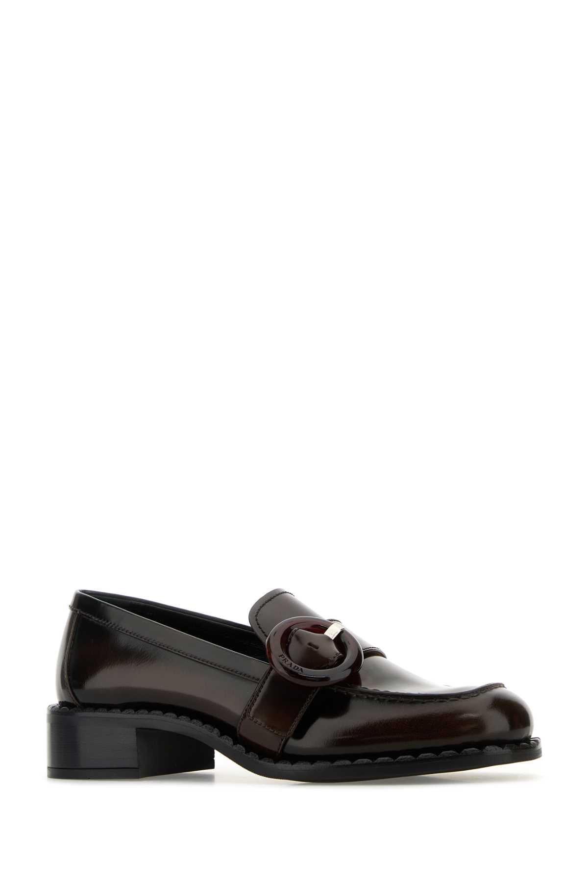 Brushed Leather Loafers