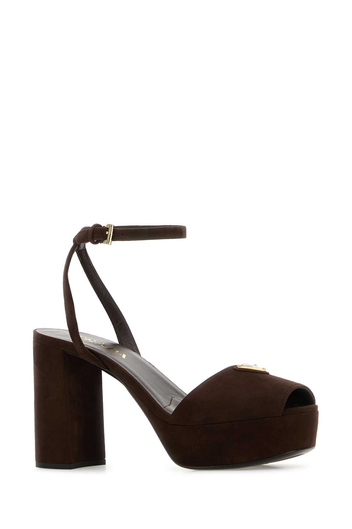 Suede Platform Sandals