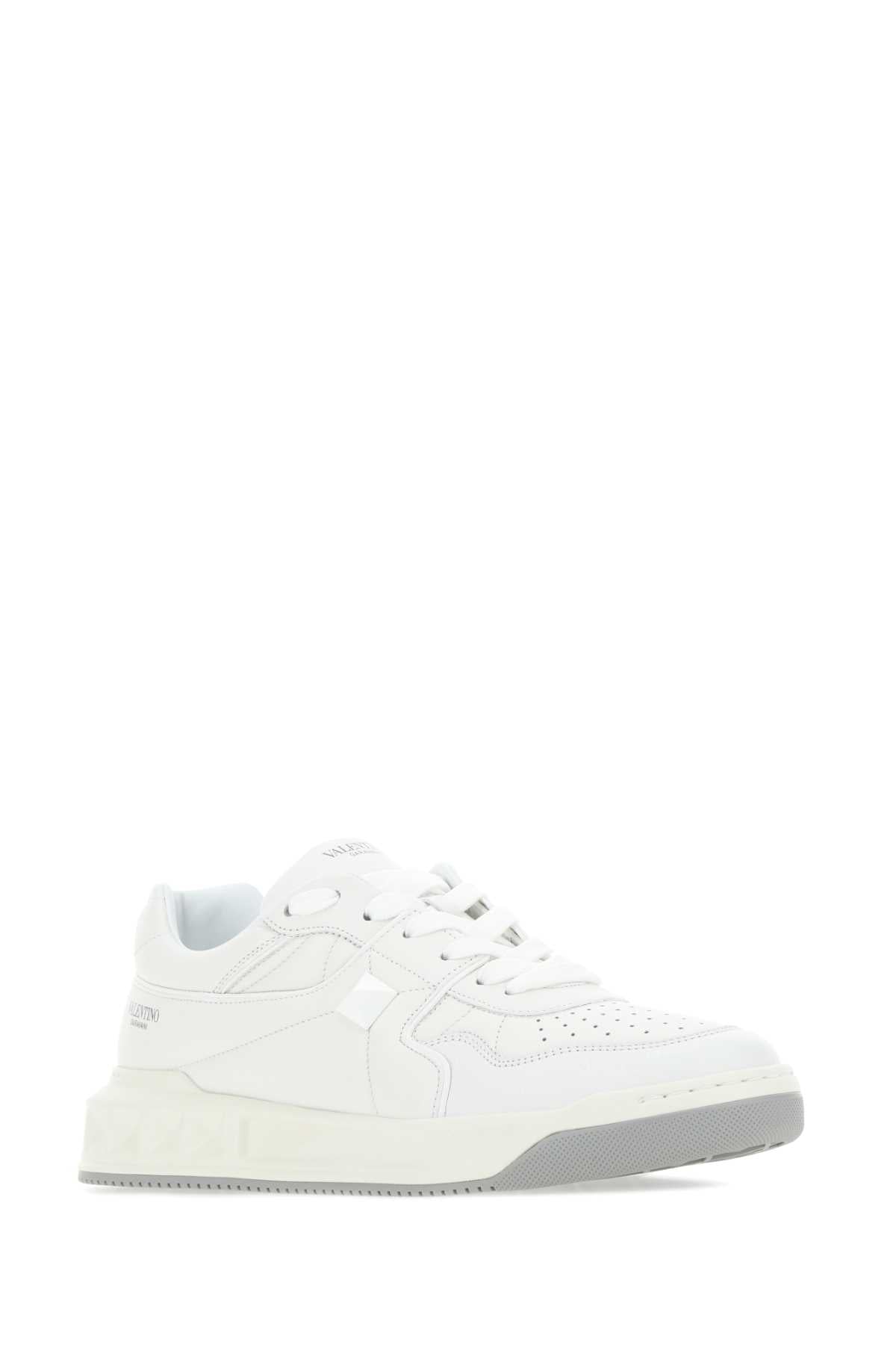 One Stud Nappa Leather Sneakers