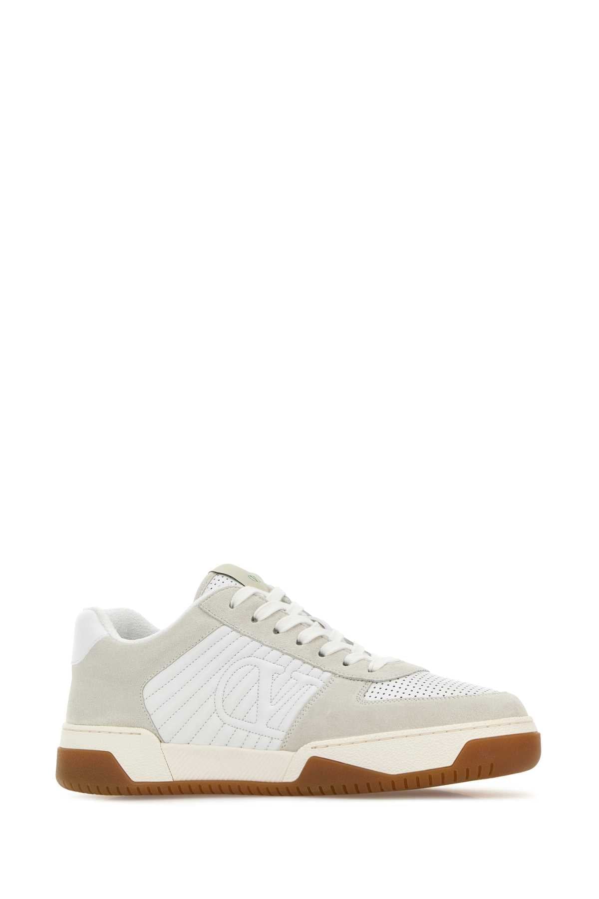 Sparry Leather And Suede Sneakers