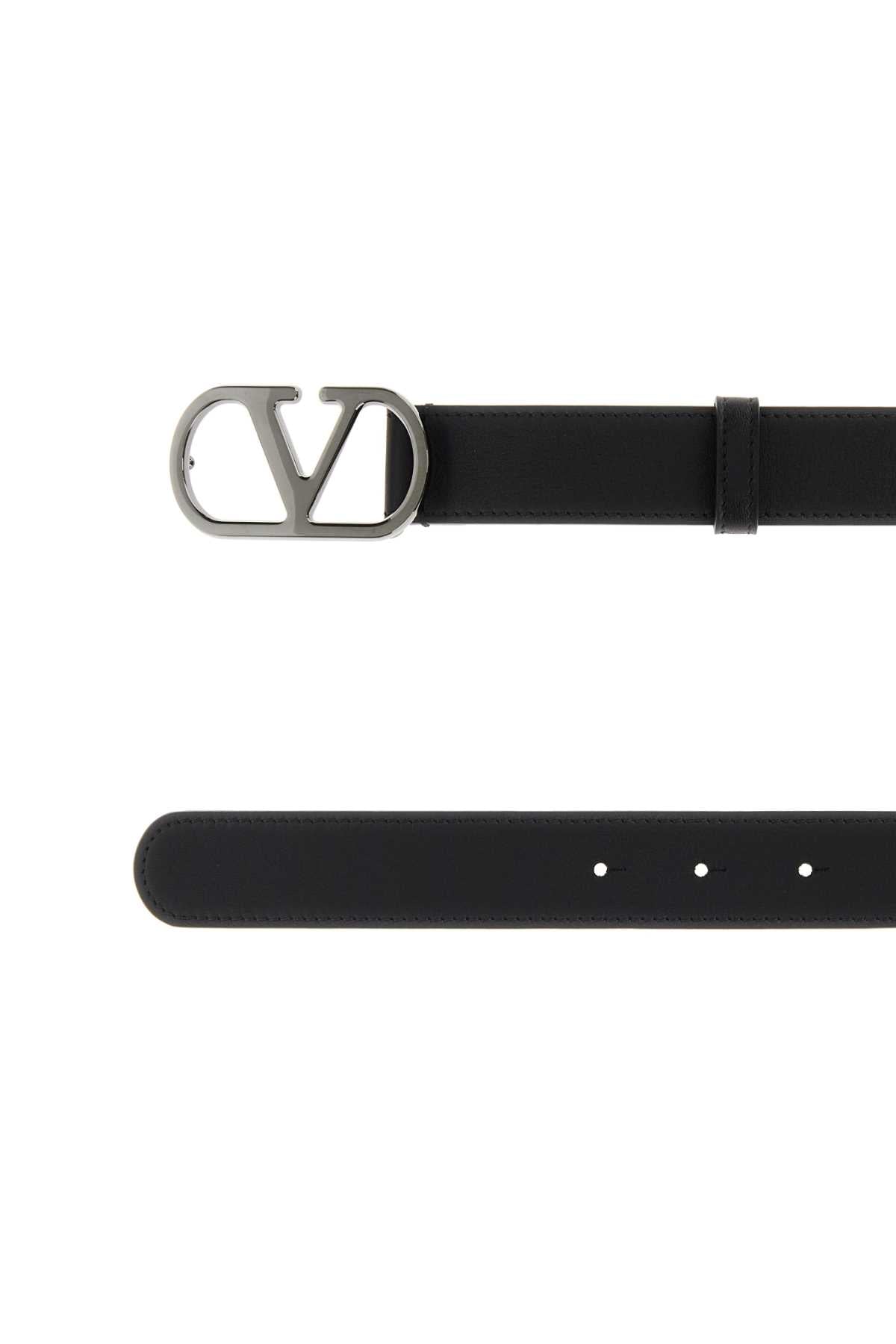 VLogo Signature Leather Belt