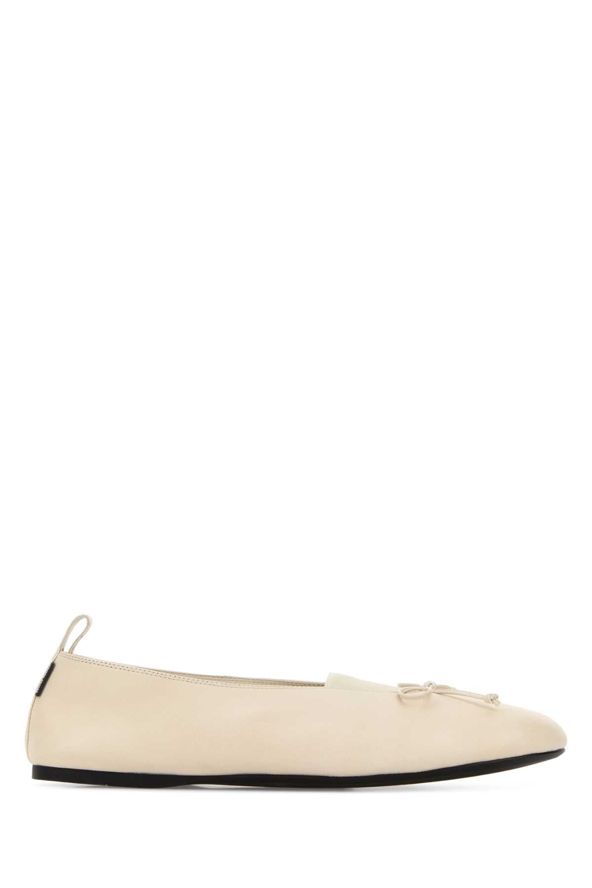 City Deco Leather Flats