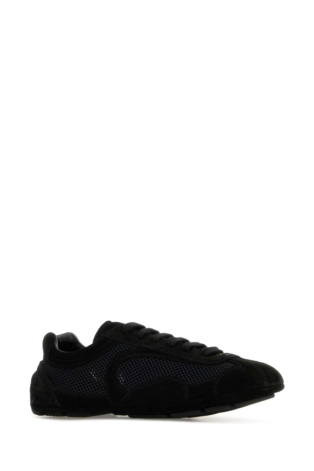 Montecarlo Suede and Mesh Sneakers