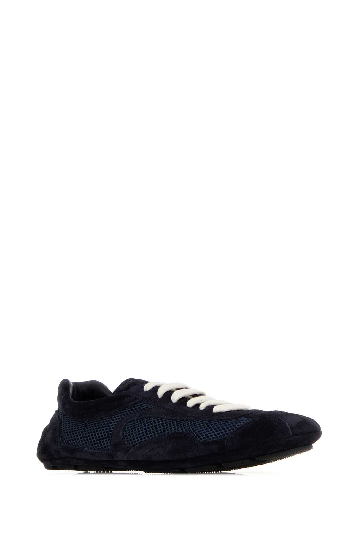 Montecarlo Suede and Mesh Sneakers