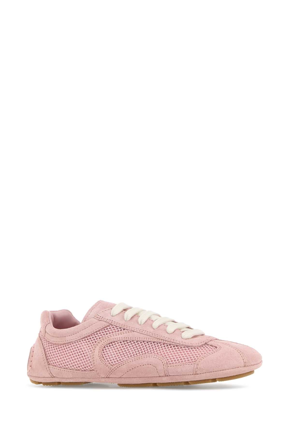 Montecarlo Suede and Mesh Sneakers