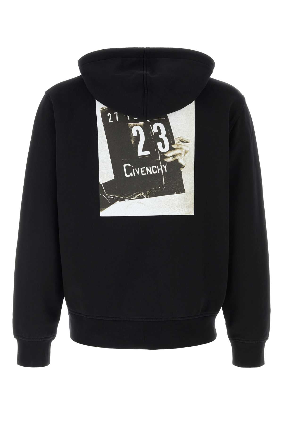 Couture Seam Hoodie in Fleece With Clapperboard Print