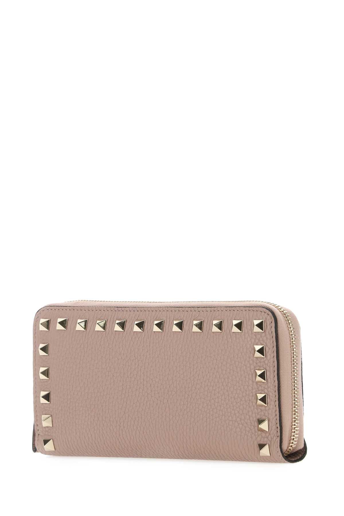Rockstud Leather Wallet