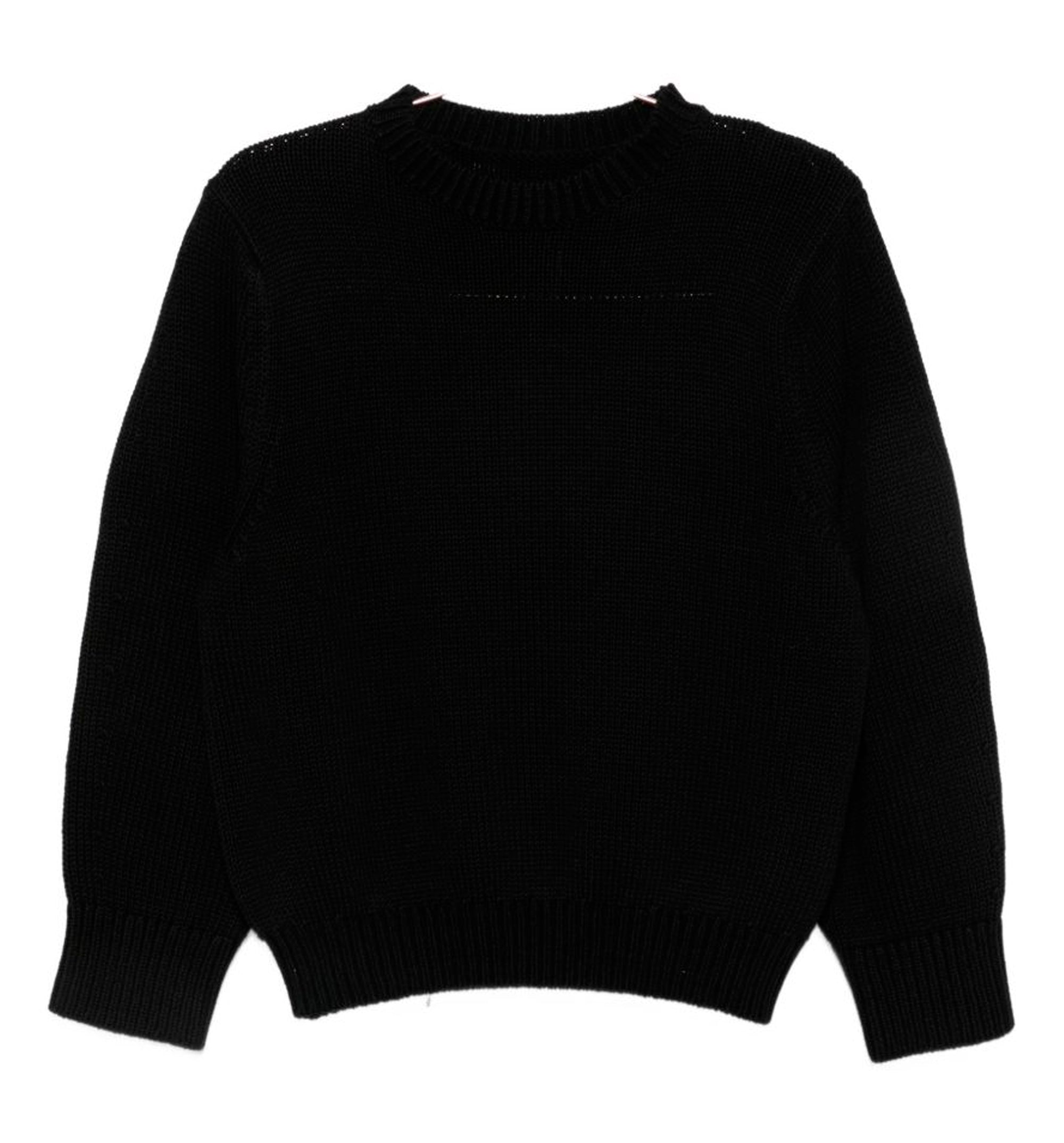 Oversized crew knit macadamia