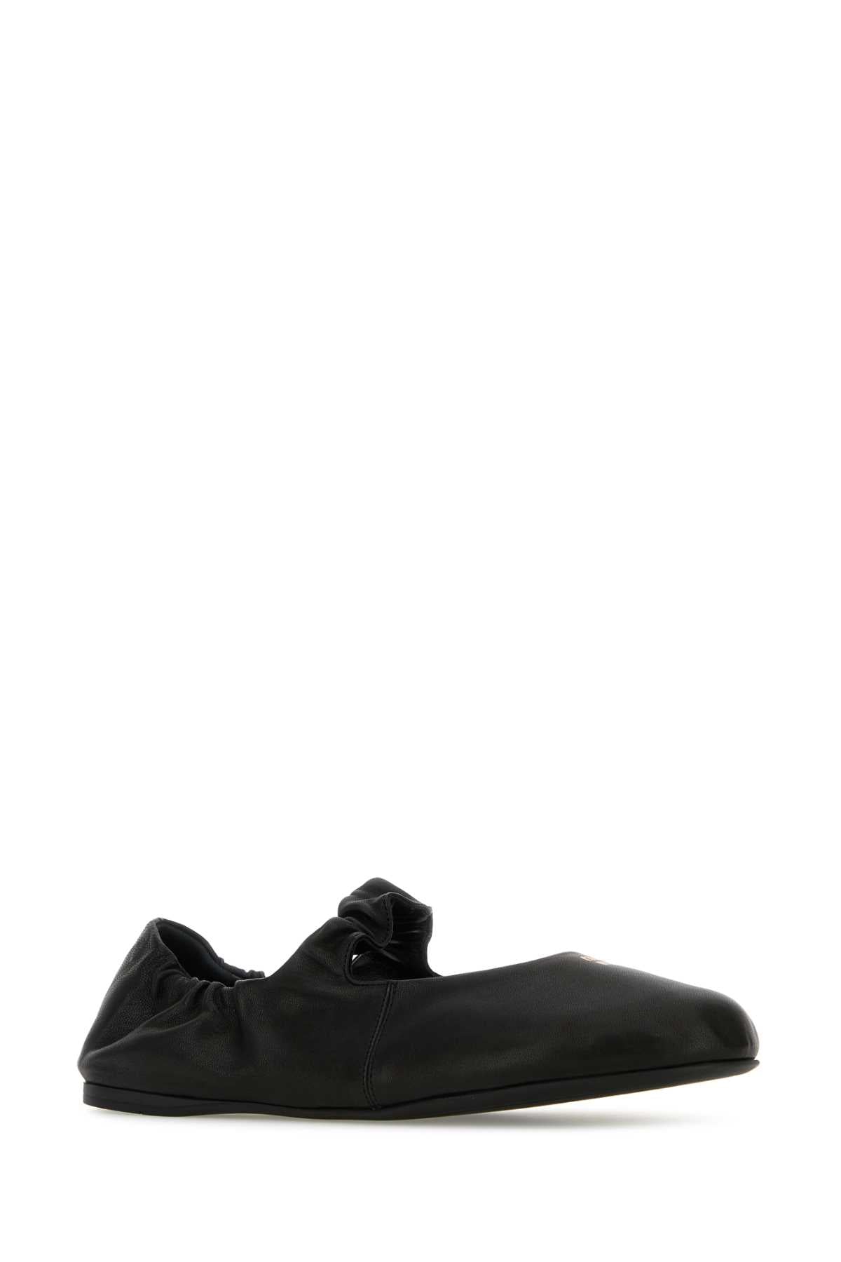 Ruches Nappa Leather Ballerinas