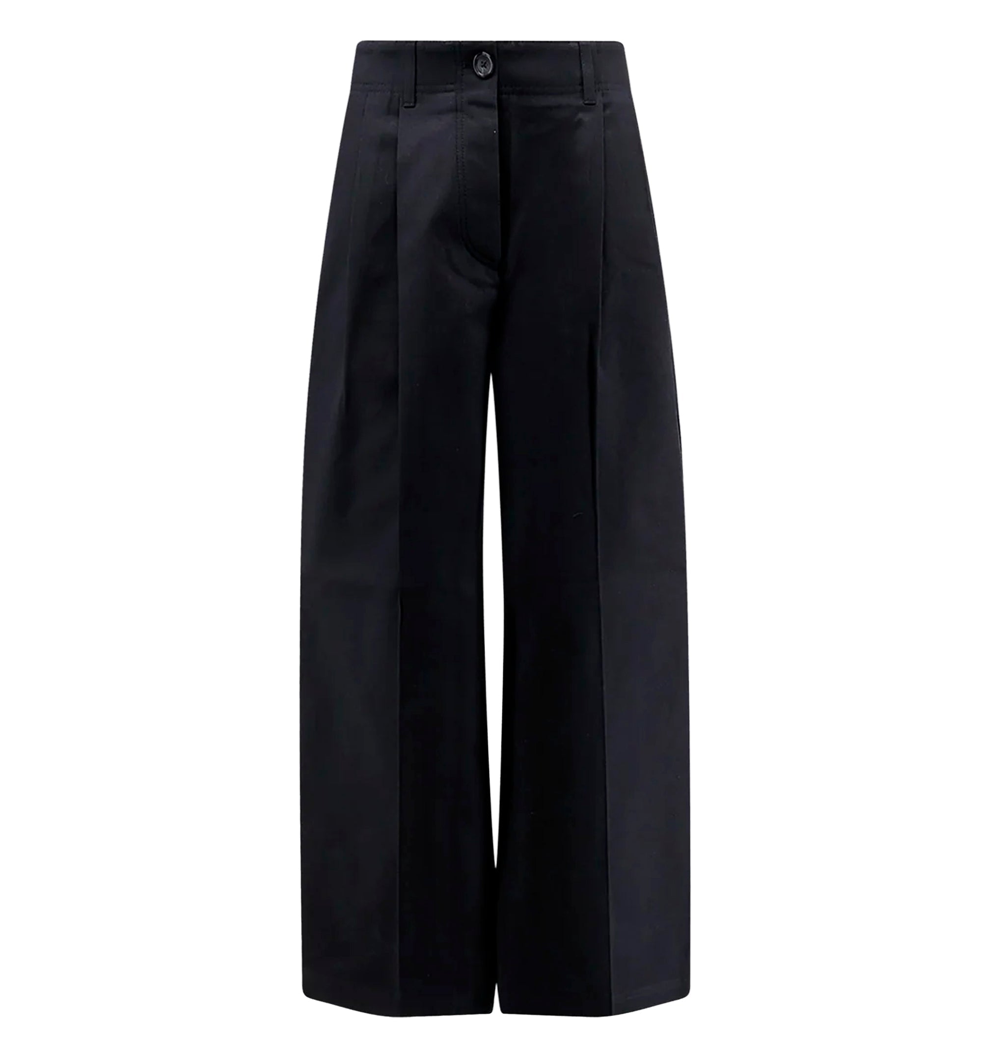 Relaxed cotton trousers