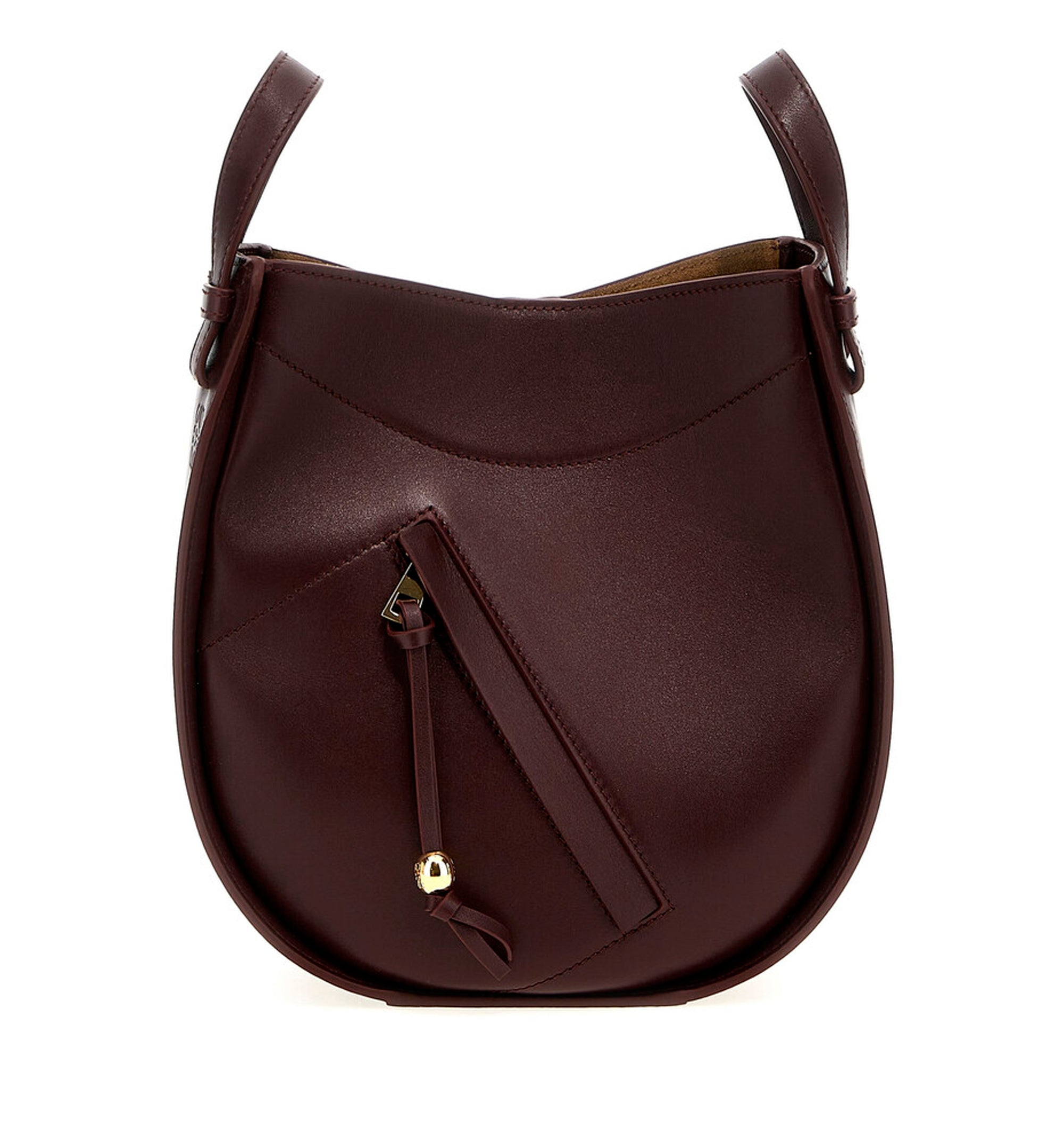 Hammock leather shoulder bag
