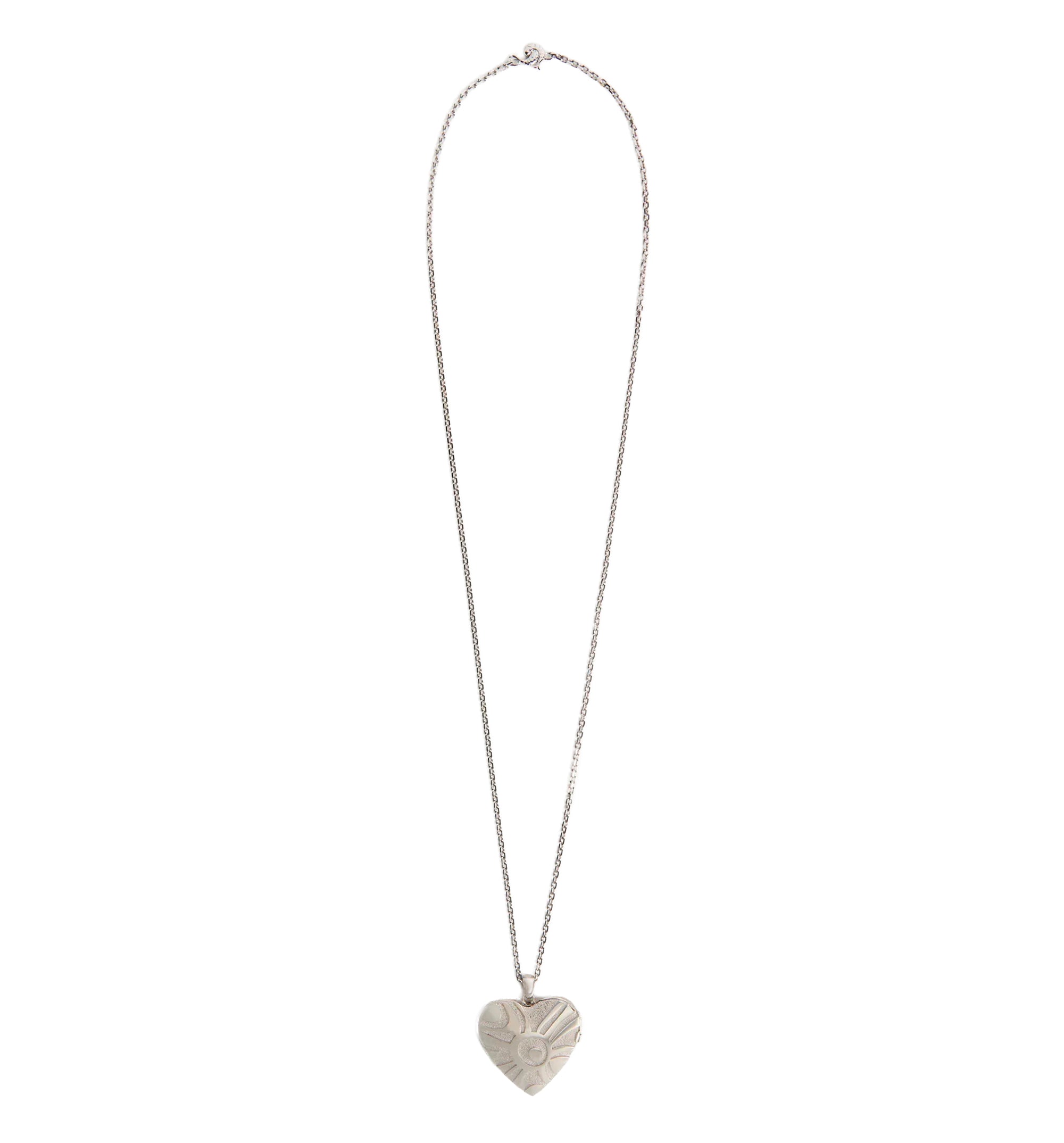 Heart Mirror Pendant Necklace