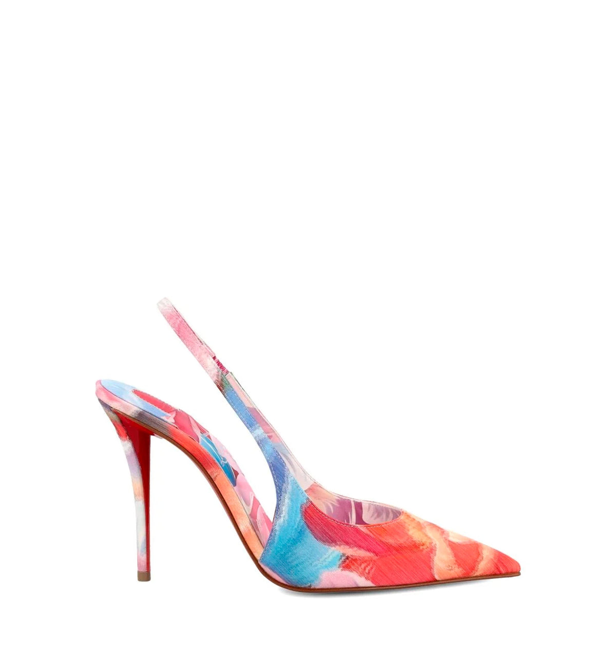 Miss Z Peony Print Pumps