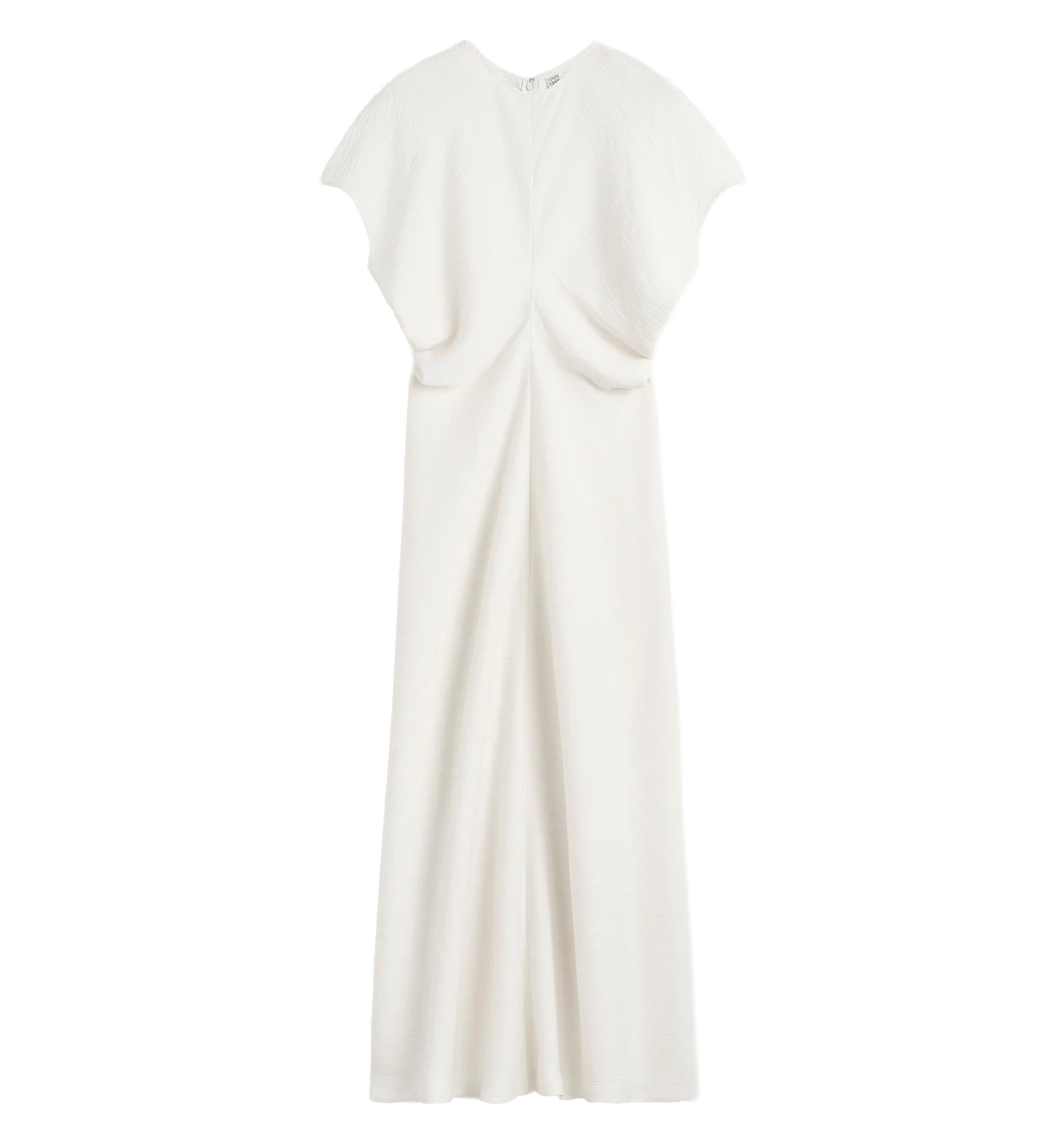 Slouch waist dress off-white