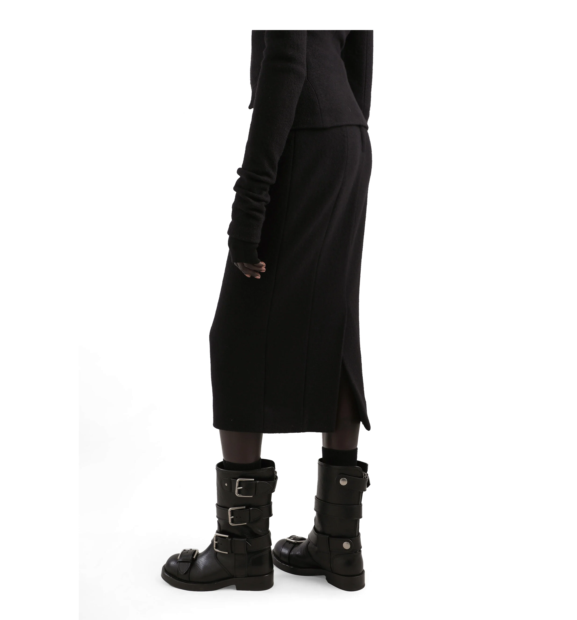 Wool Pencil Skirt