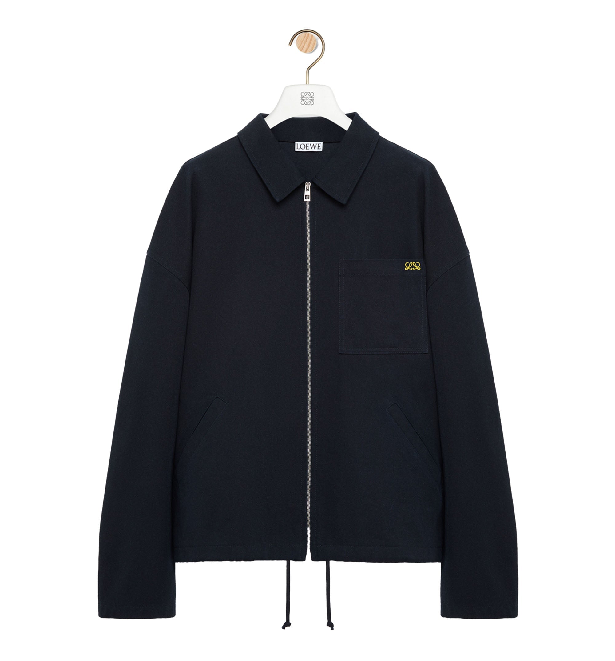 Zip-up jacket in cotton
