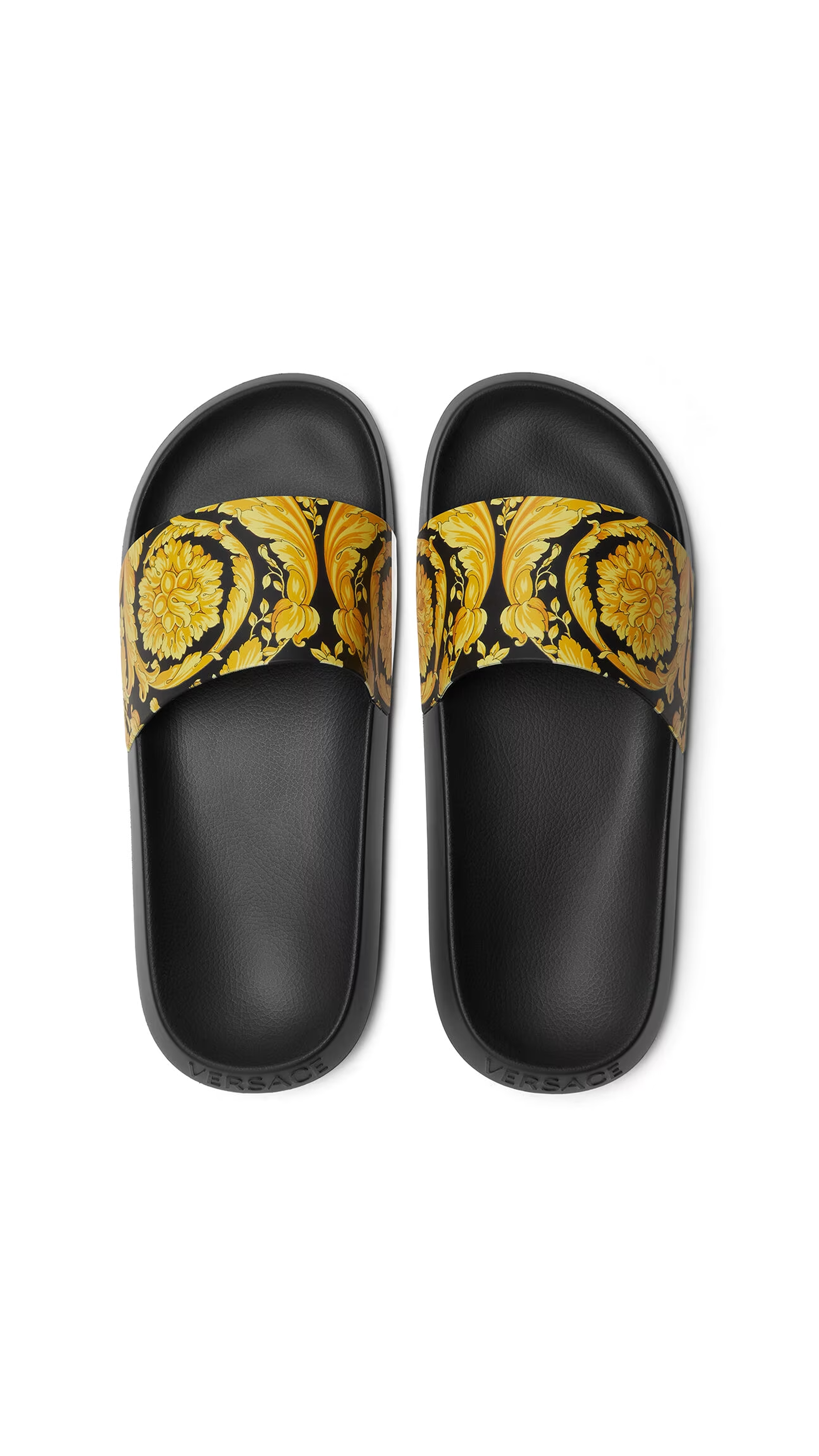 Barocco Slider - Black/Gold