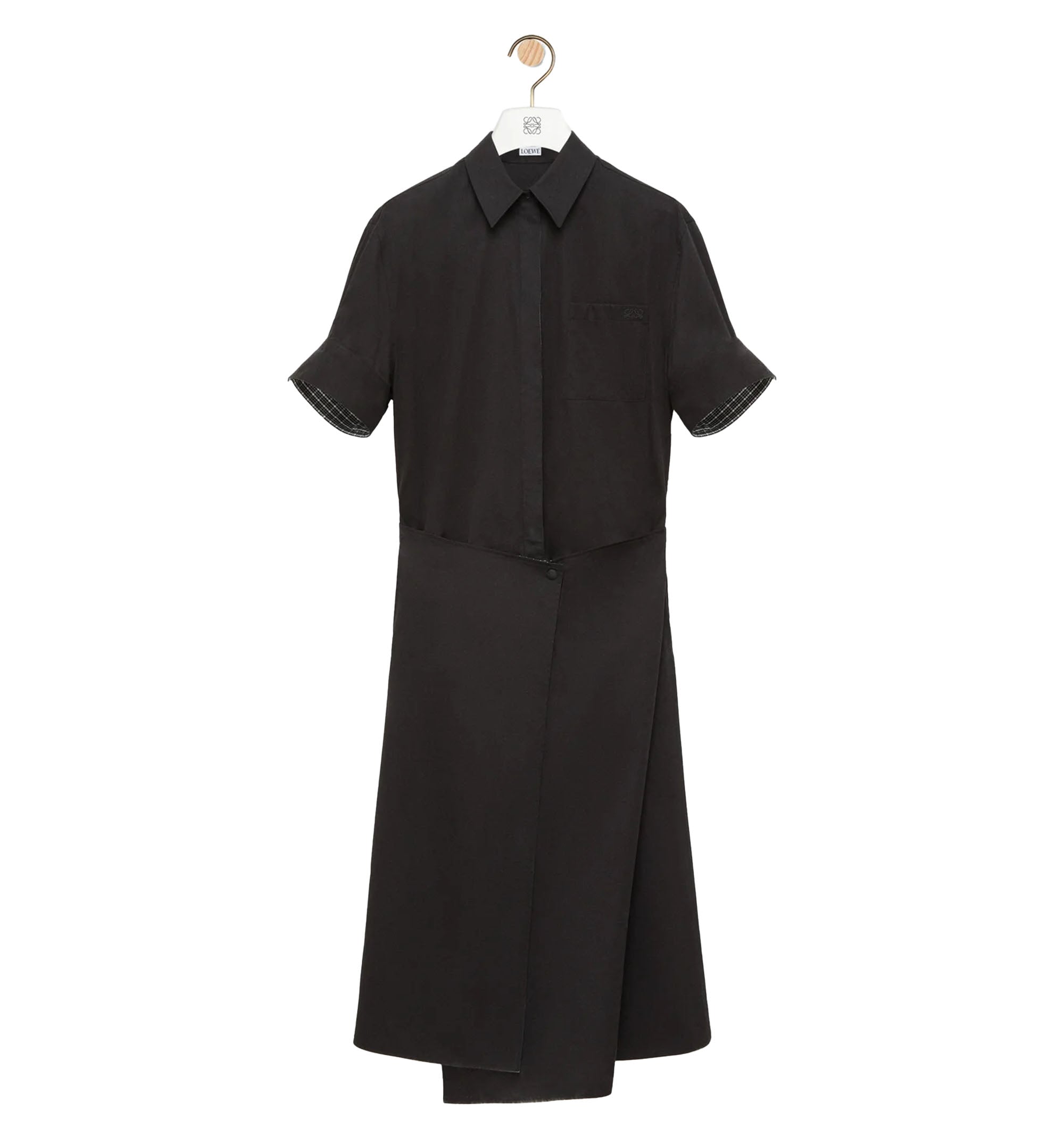 Dress in cotton and silk