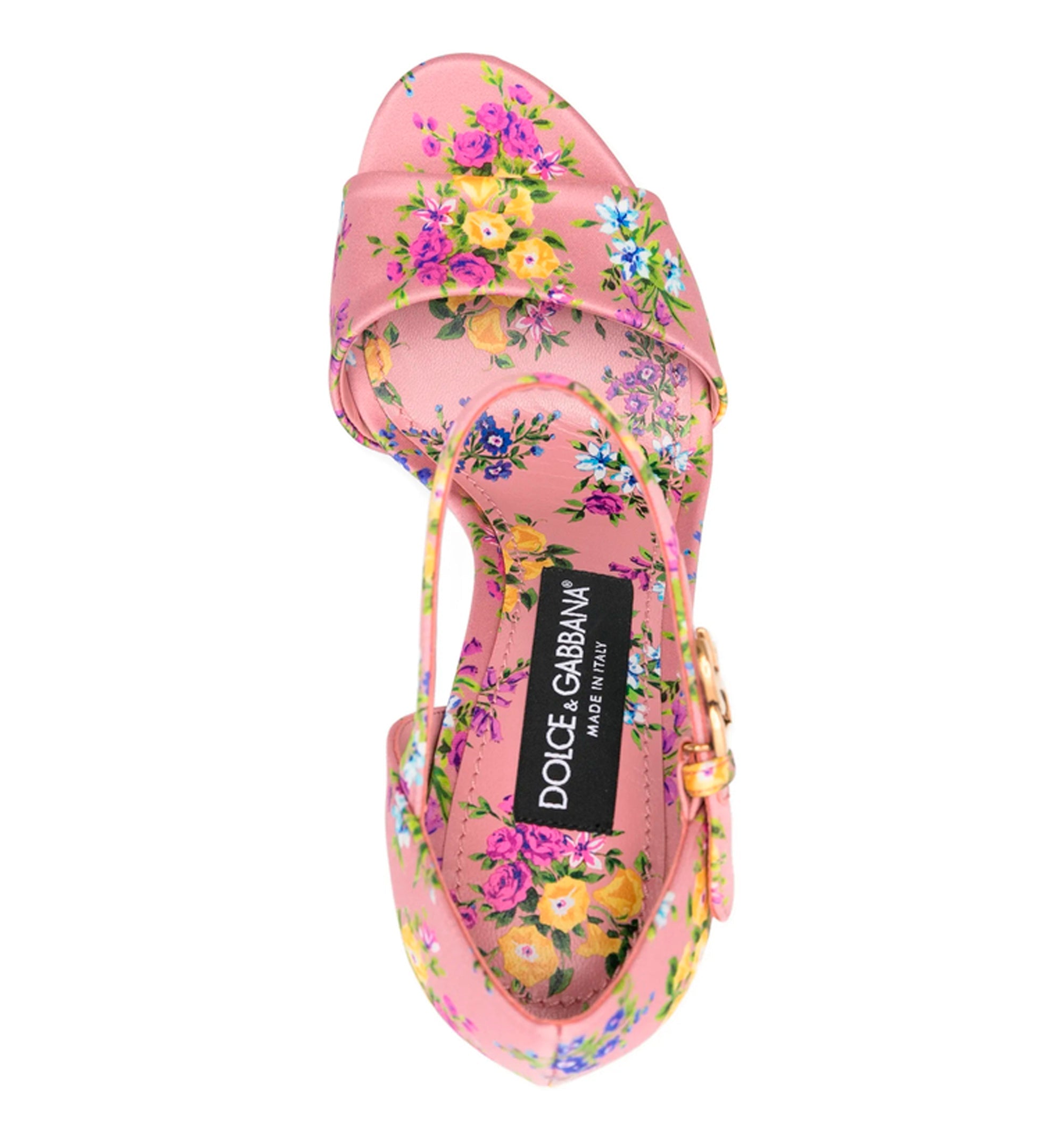 Keira Floral Buckle Sandals