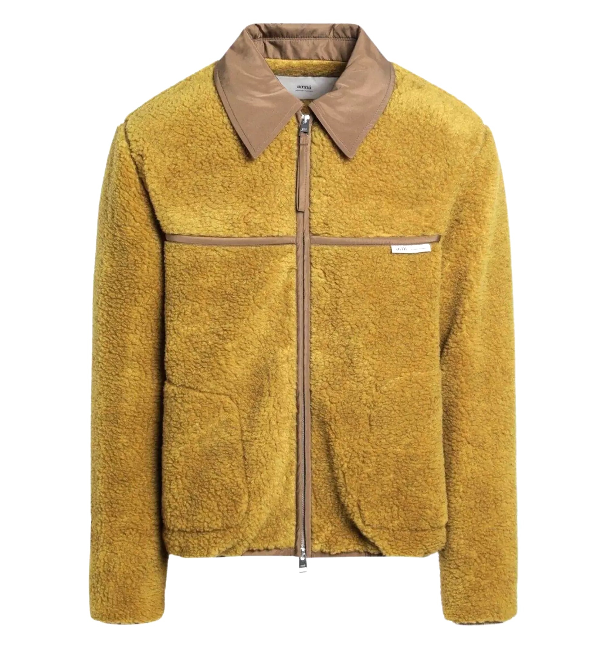 Fleece bomber jacket